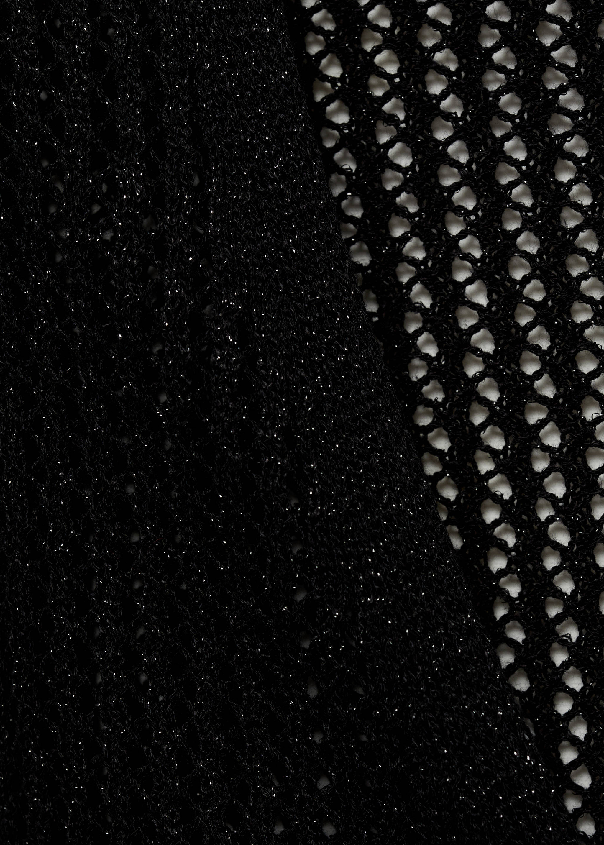 Knitted vest with lace pattern - Details of the article 0