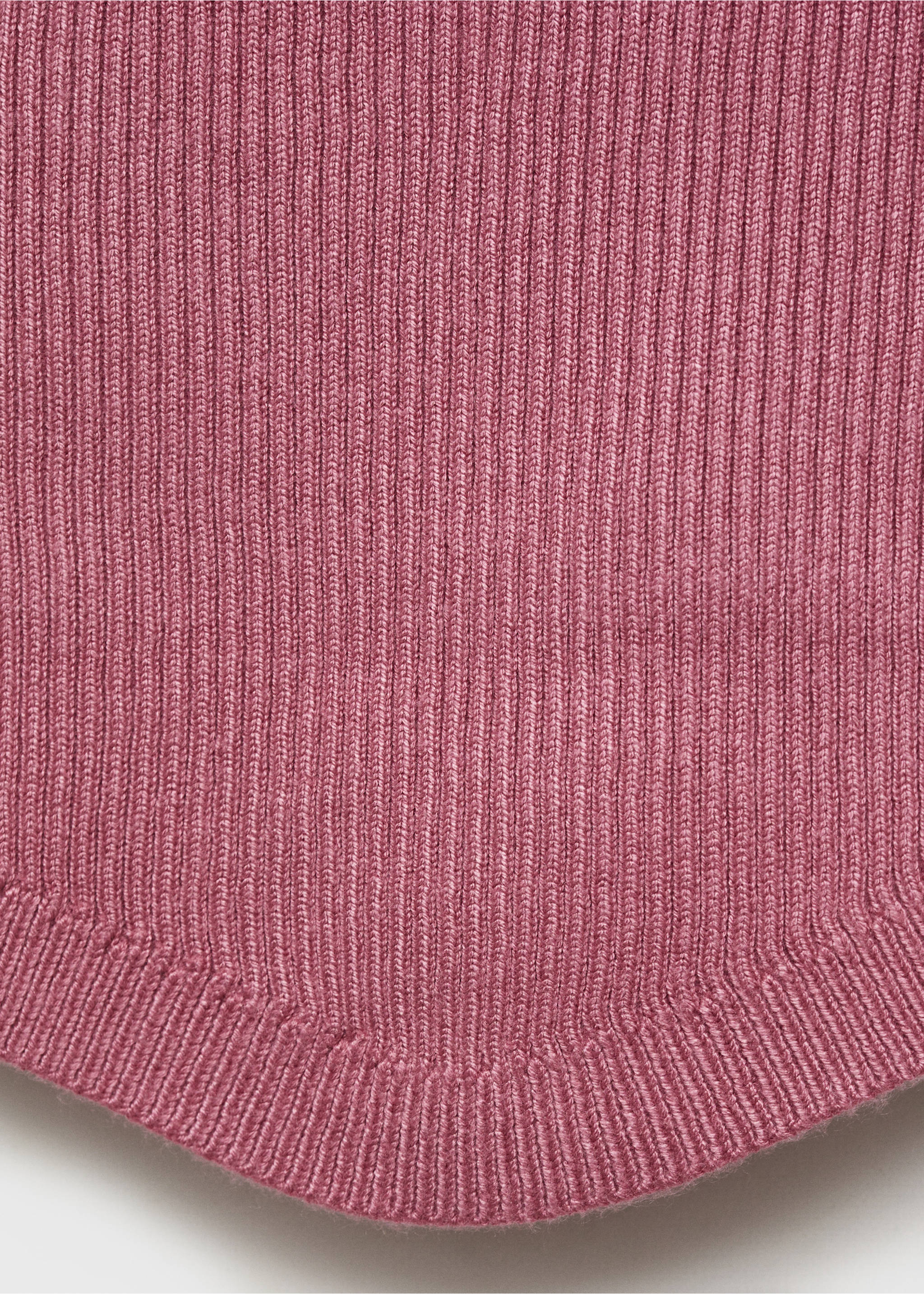 Top maille côtelée emmanchures américaines - Détail de l'article 0, Rose pâle. Ref: 87065730-00.