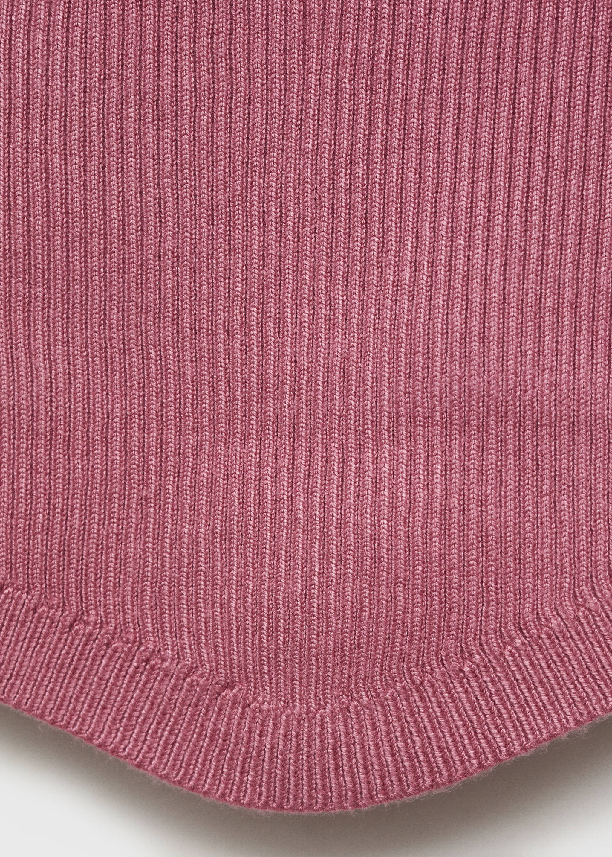 Ribbed halter-neck top - Details of the article 0