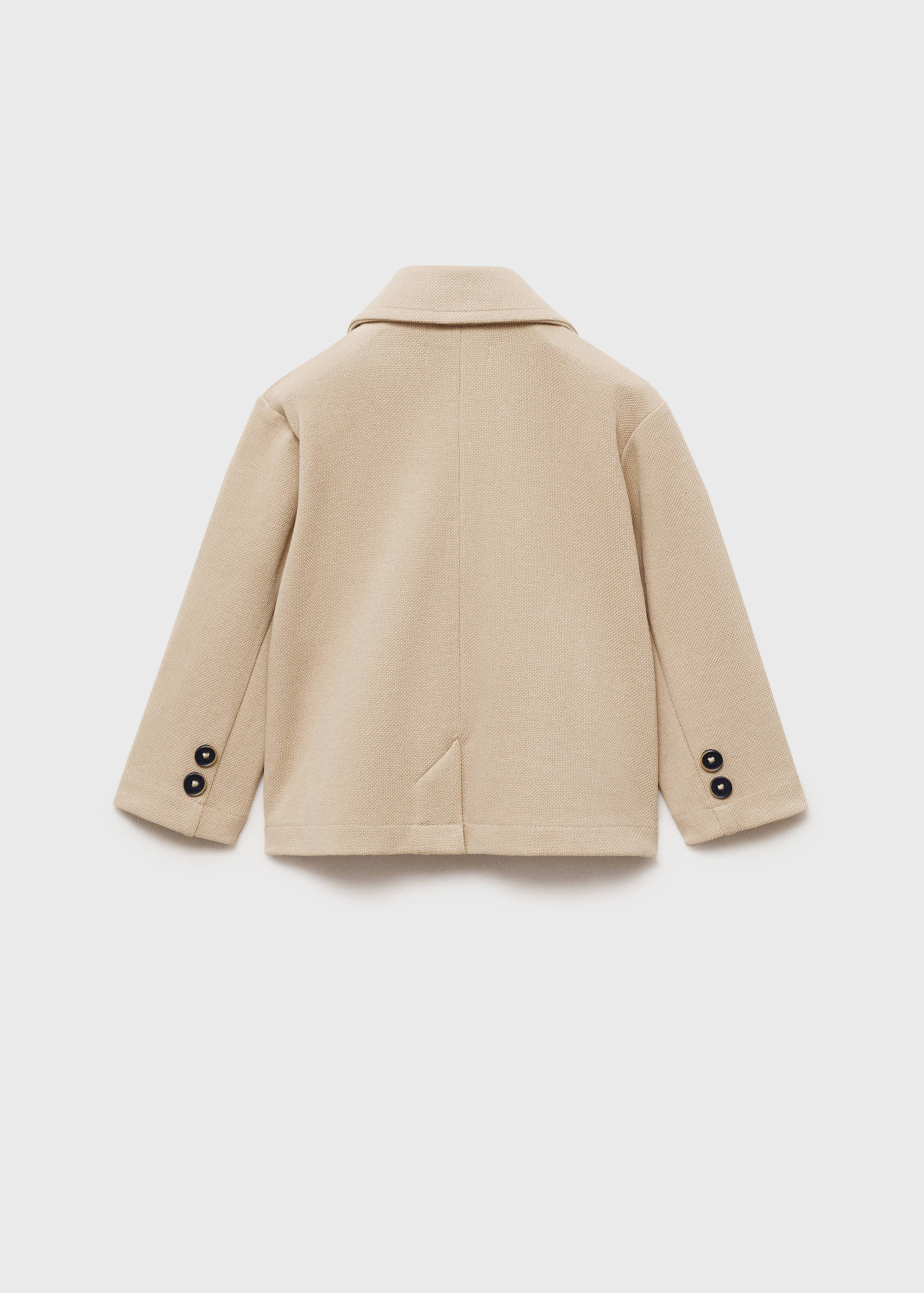 Marynarka z bawełnianej piki - Tylna strona artykułu