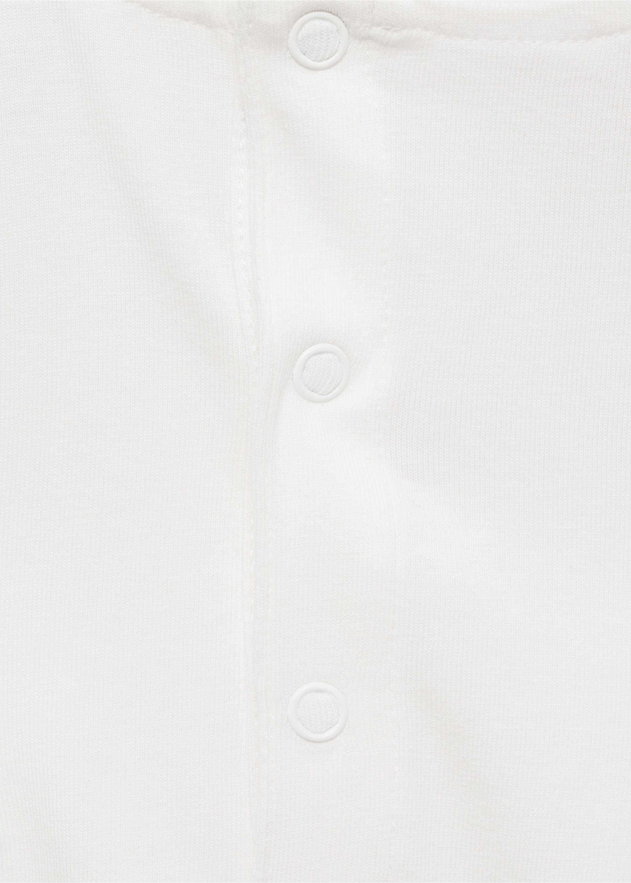 Fodros pamutbody - A termék adatai 0, Piszkosfehér. Ref: 87065738-00.