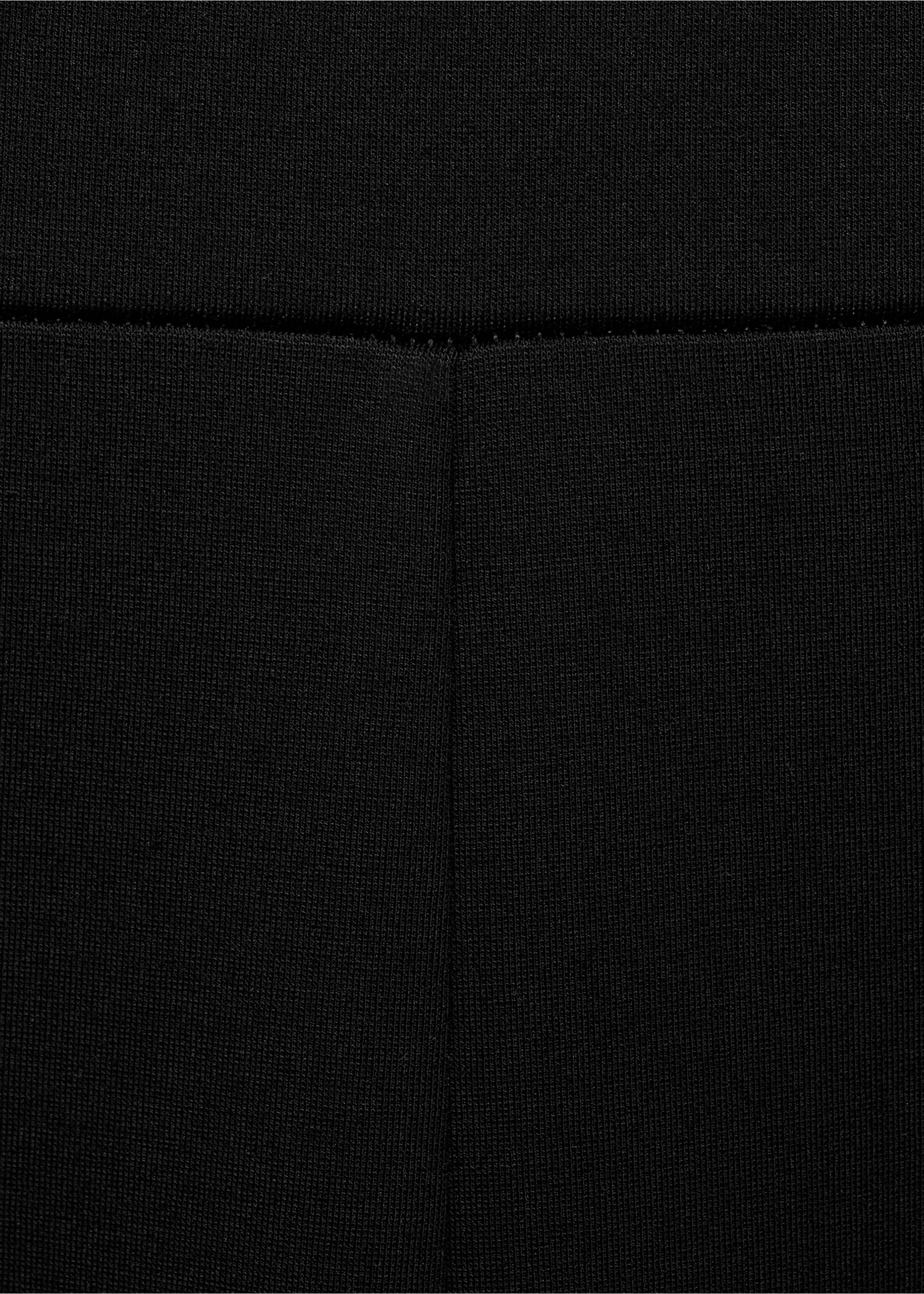 Skinny trousers with openings - Details of the article 0, Black. Ref: 87065741-00.