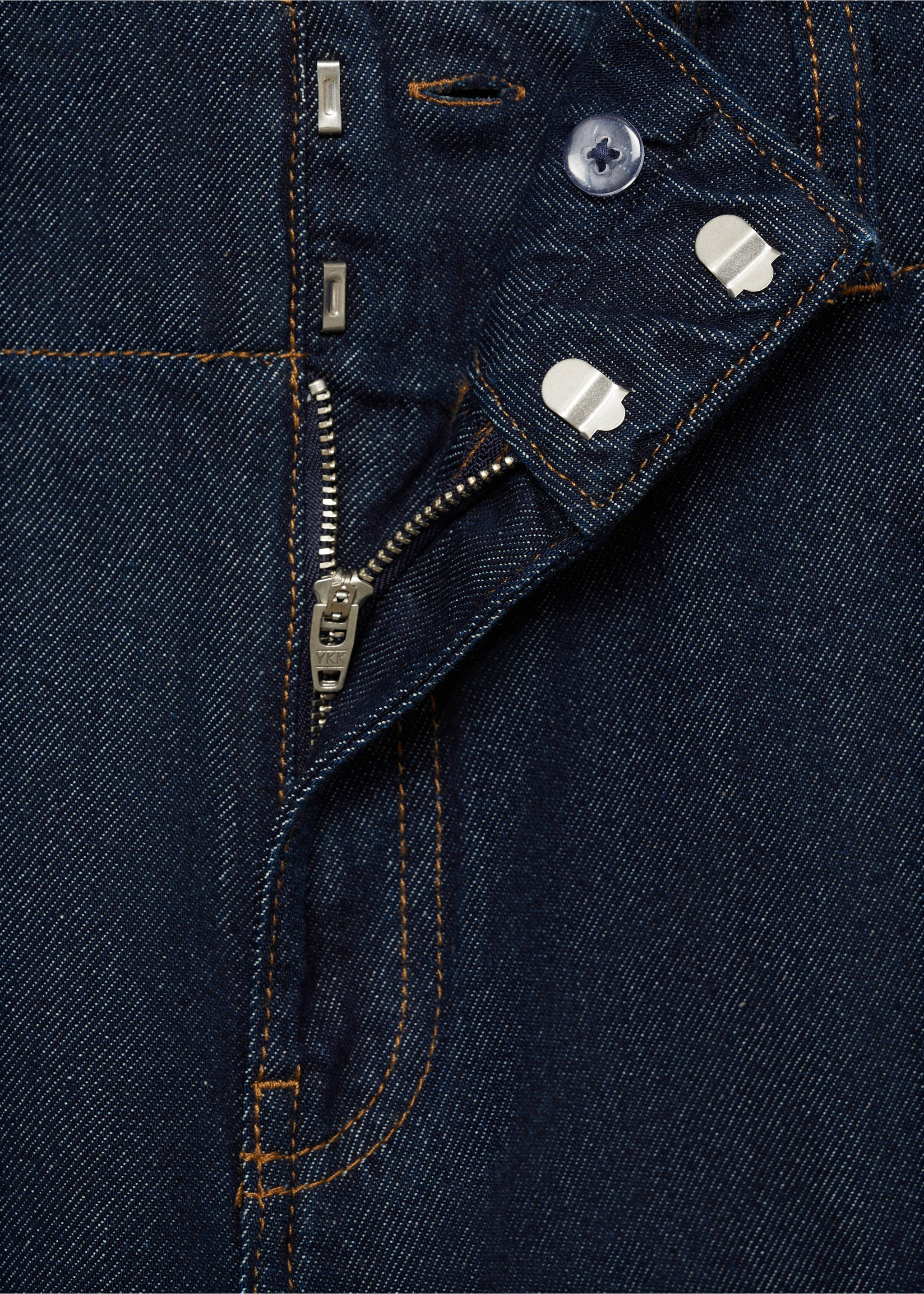 Pantalon denim wideleg - Détail de l'article 8, Bleu. Ref: 87065742-00.