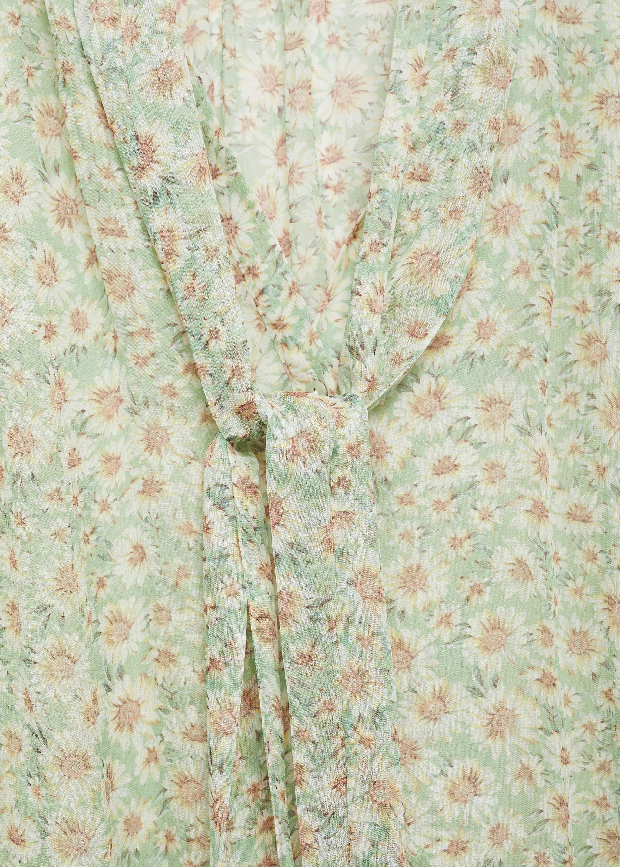 Florale Bluse mit Schleife - Detail des Artikels 8