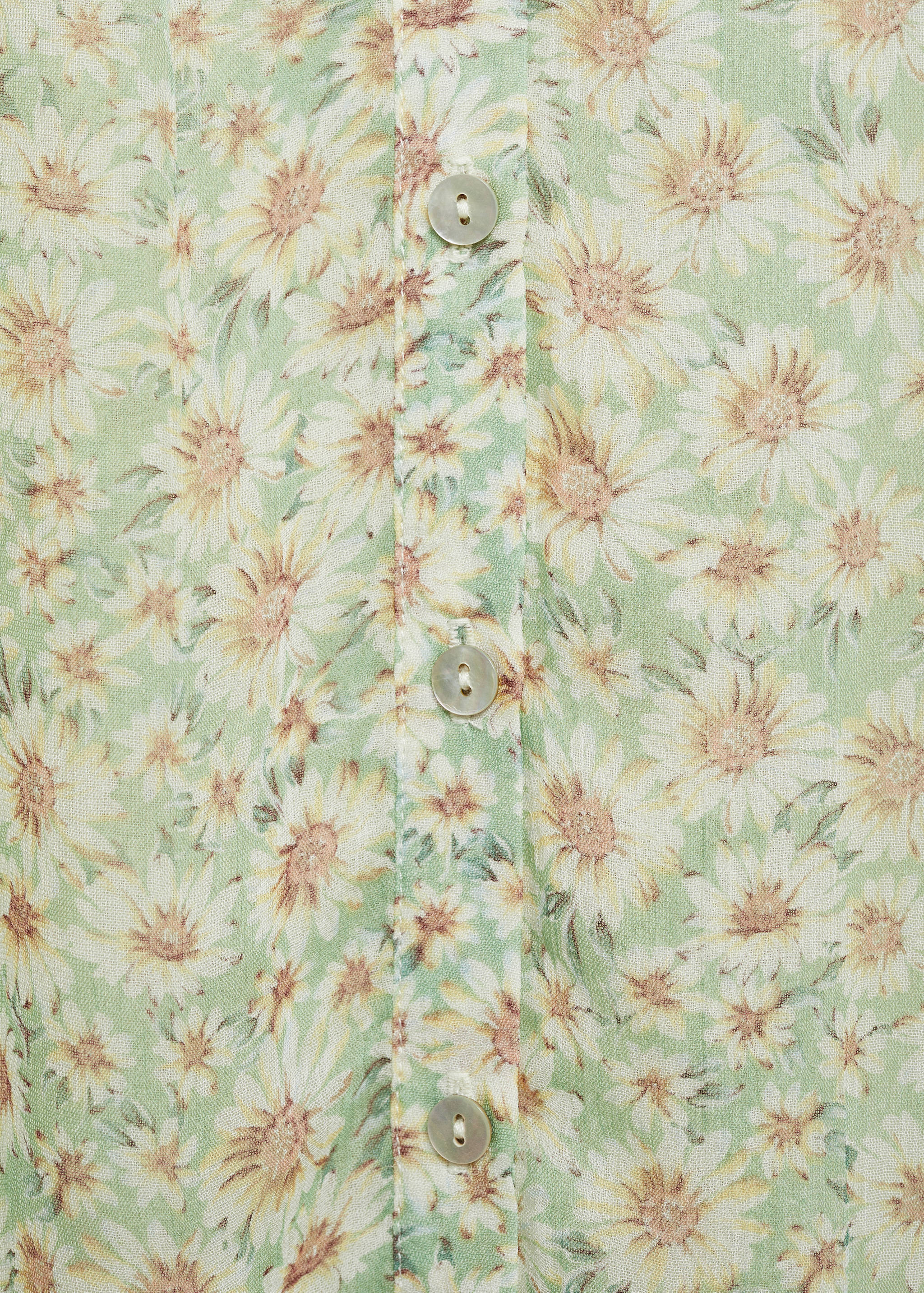 Florale Bluse mit Schleife - Detail des Artikels 0