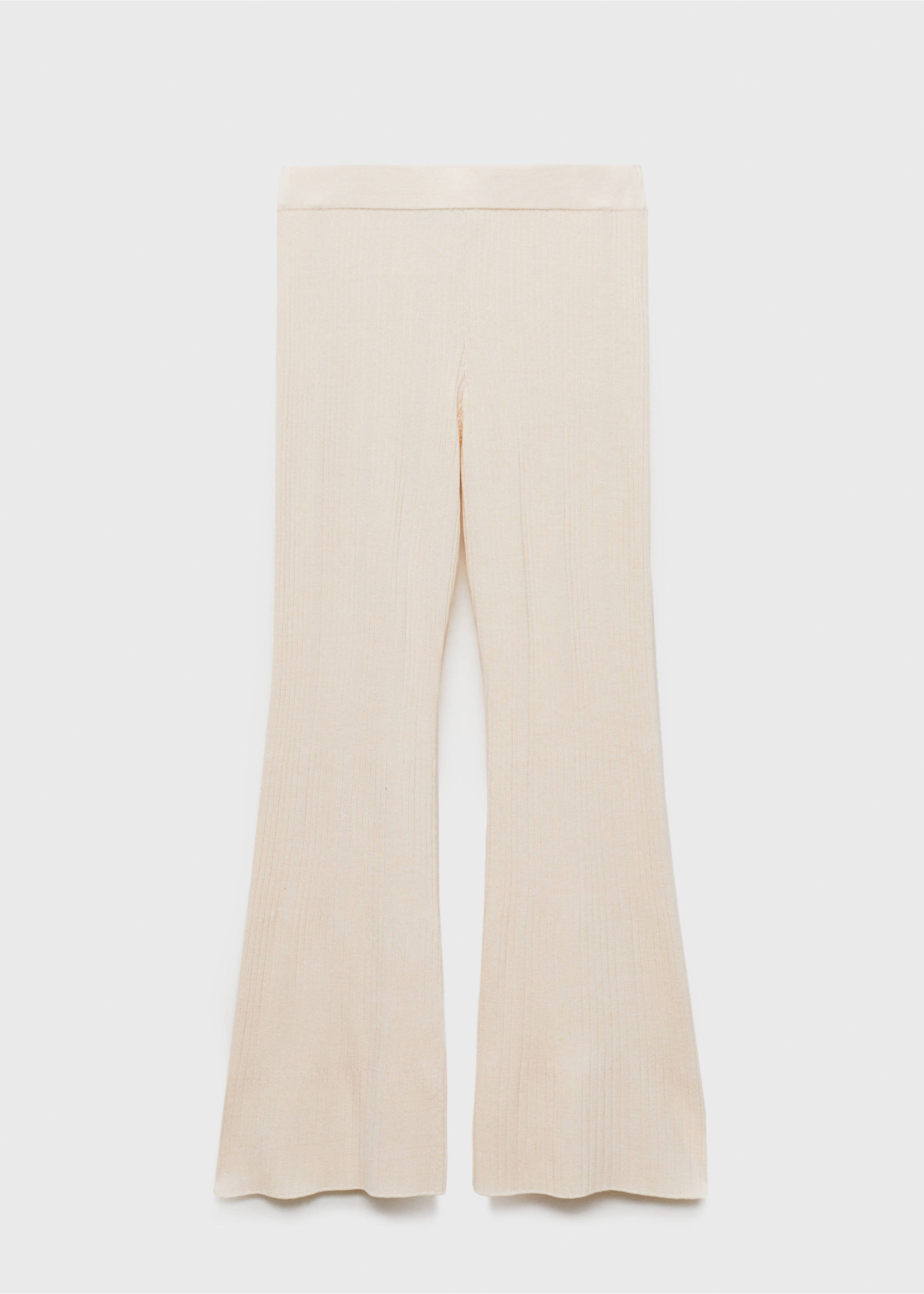 Pantalons flare punt canalé - Article sense model, Cru. Ref: 87065749-00.