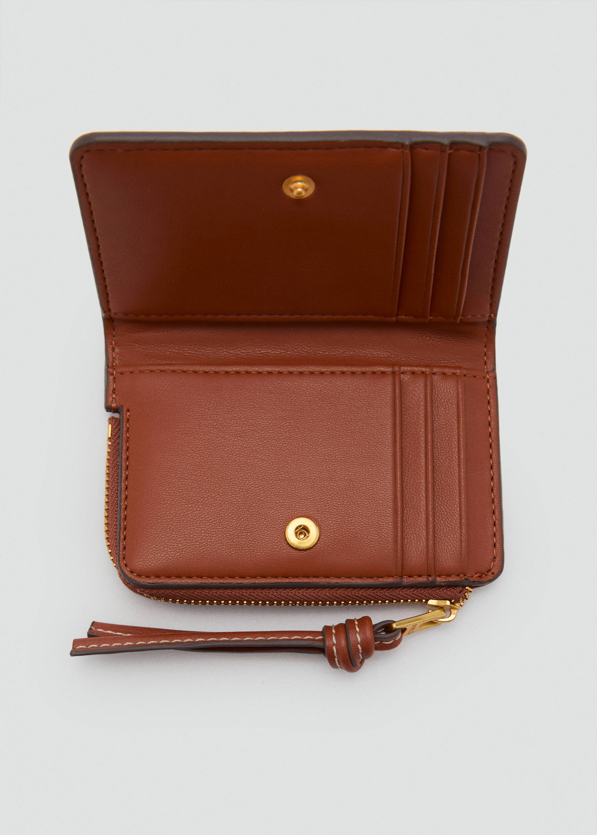 Portefeuille effet raphia à rabat - Détail de l'article 1