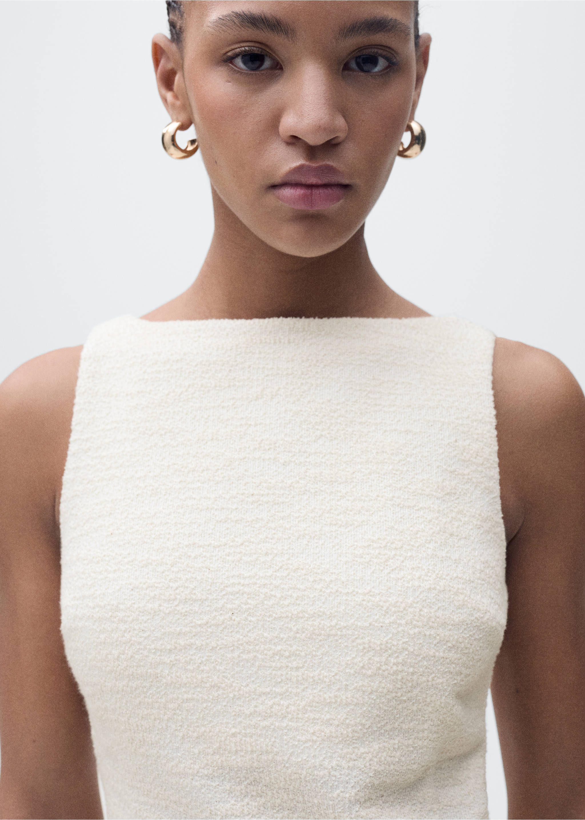Vestit curt tweed - Detall de l'article 1, Cru. Ref: 87065755-00.