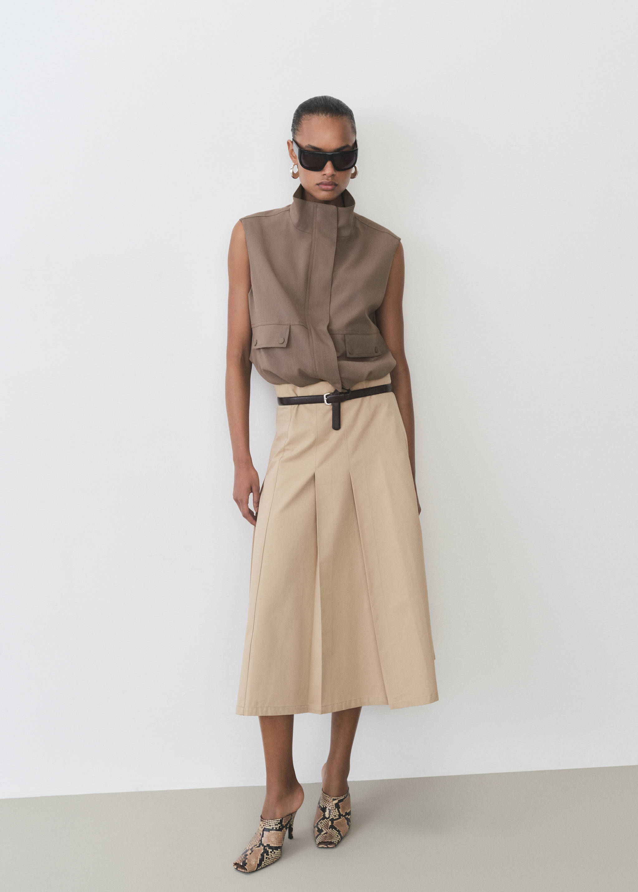 Colete oversize com bolsos - Pormenor do artigo 2