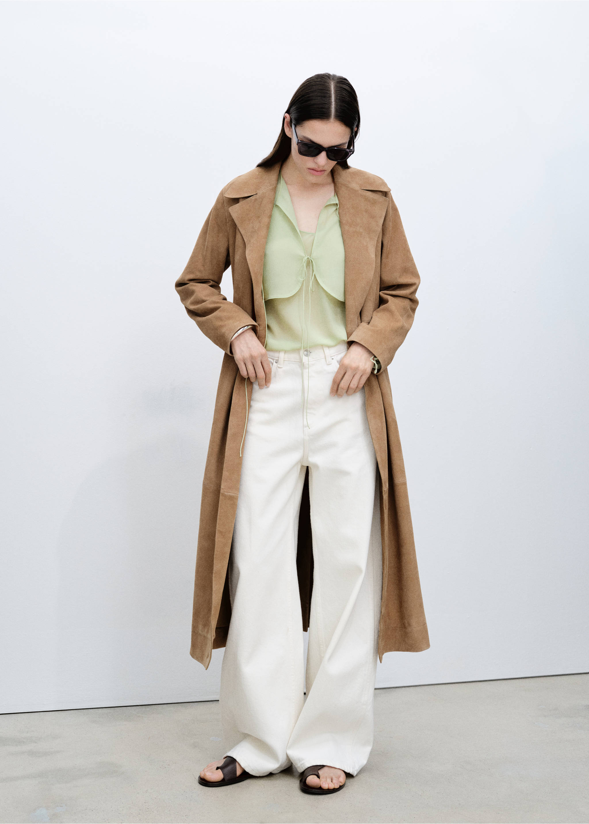 High-rise balloon jeans - General plane, Off White. Ref: 87065764-00.