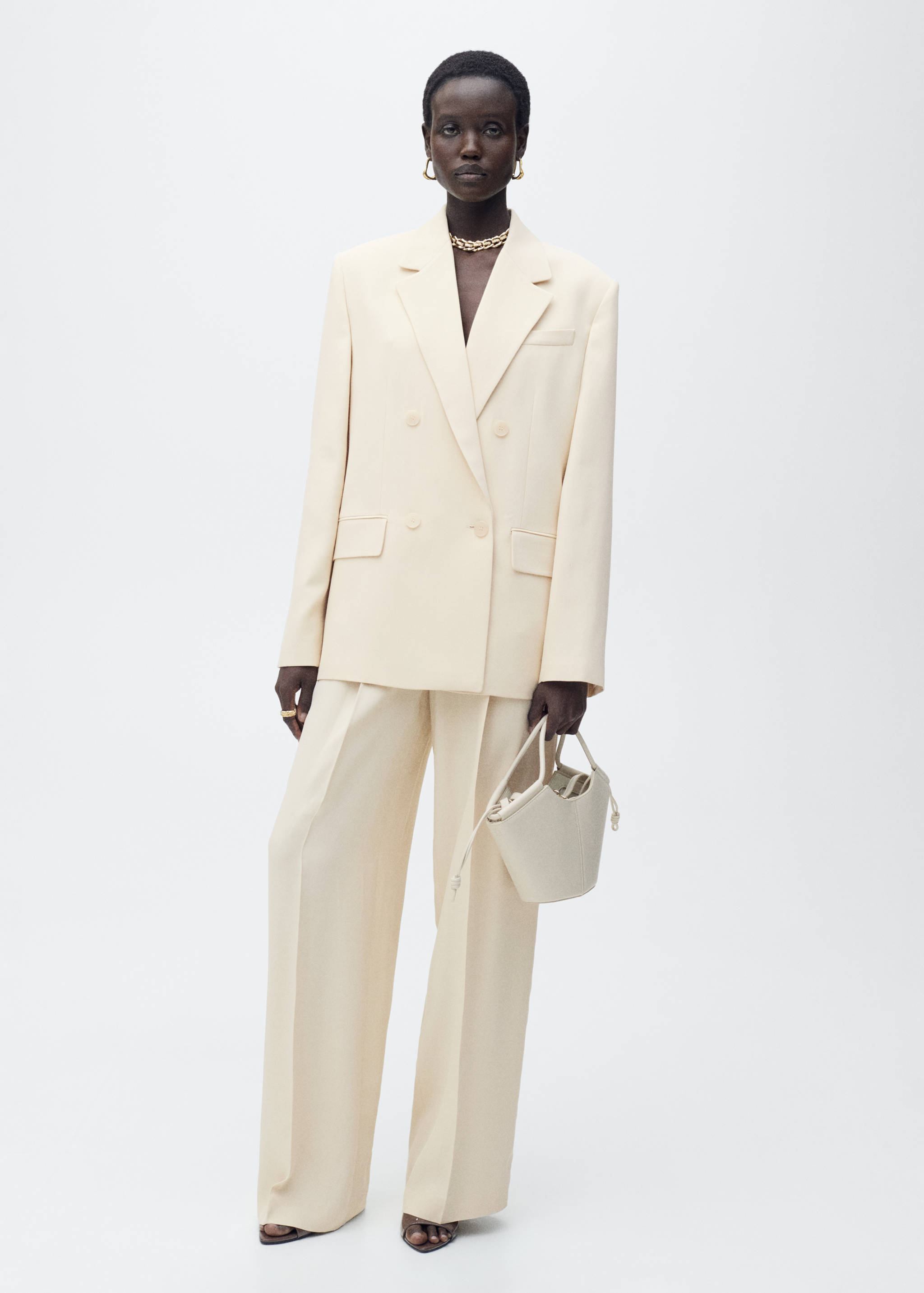 Blazer costume croisé - Plan général