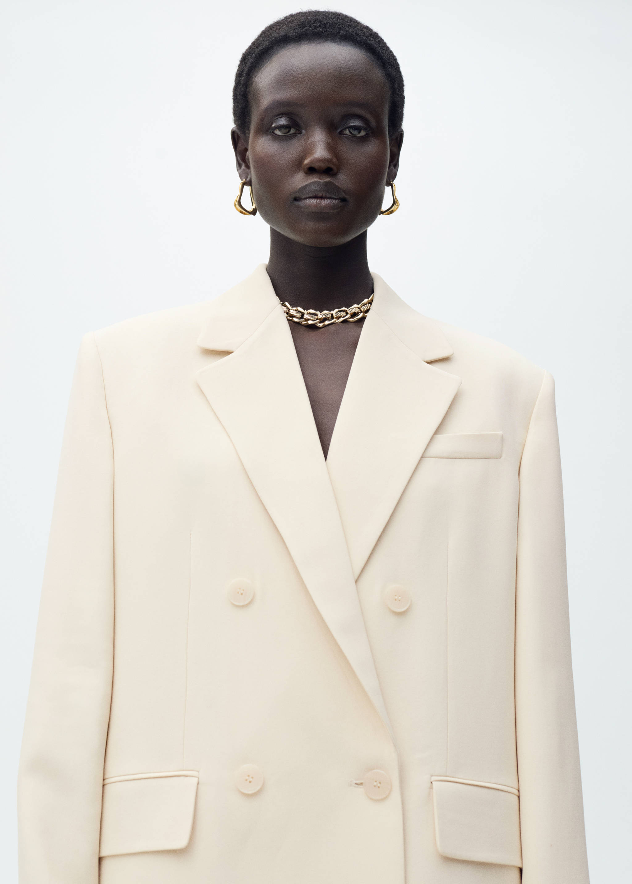 Blazer costume croisé - Plan moyen