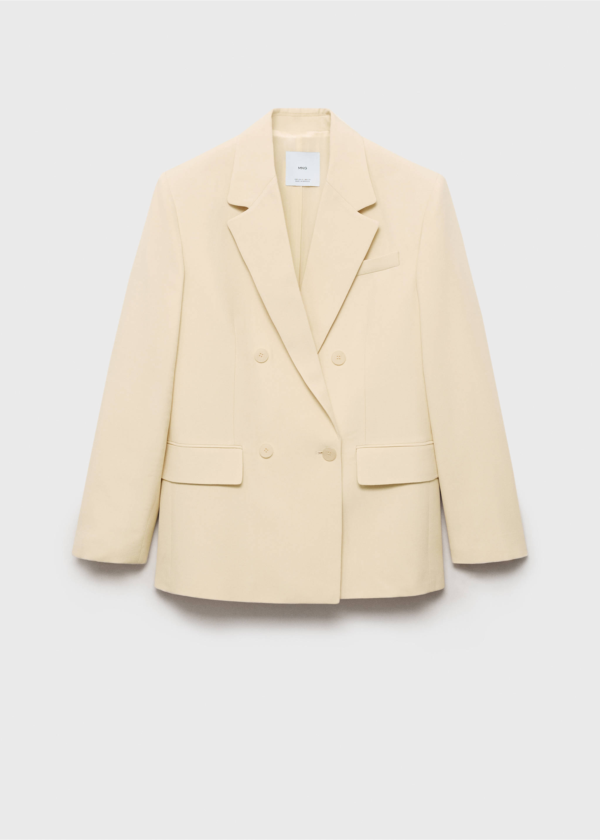 Blazer traje creuat - Article sense model, Vainilla. Ref: 87065768-00.