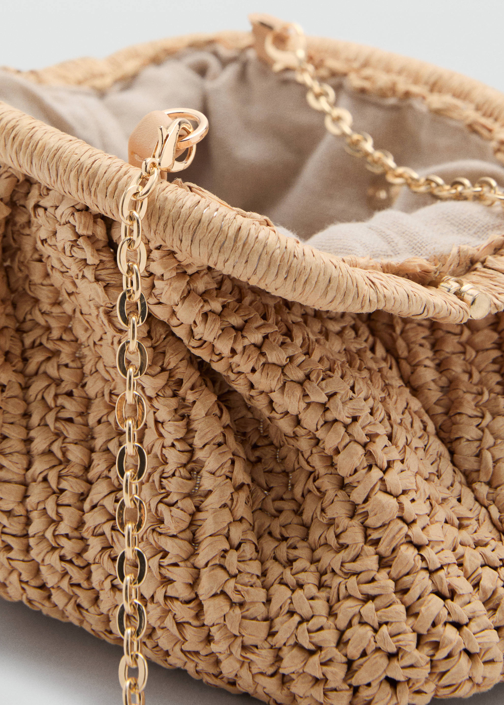 Natural fiber clutch bag - Details of the article 3