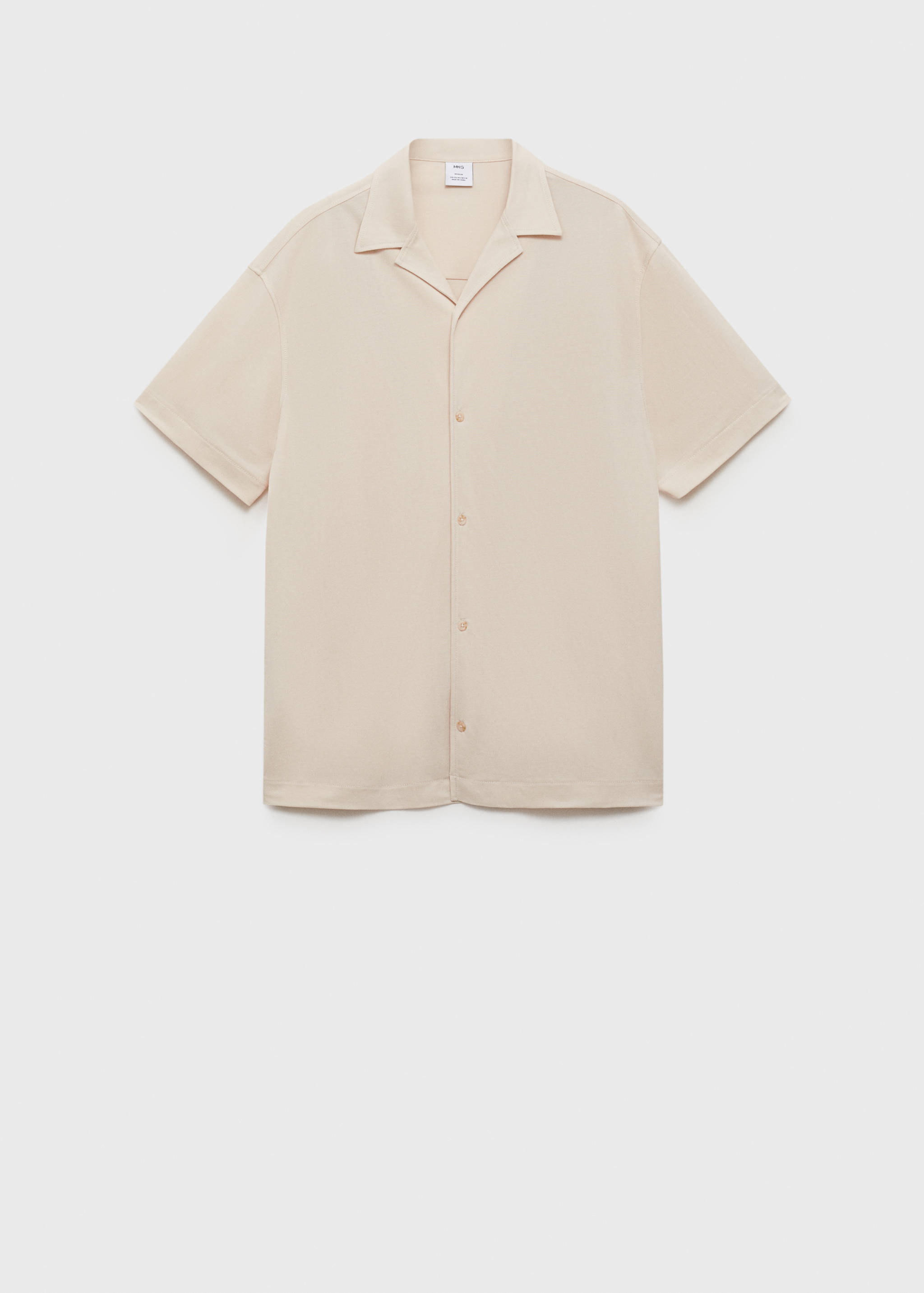 Modal shirt with bowling collar - Article without model