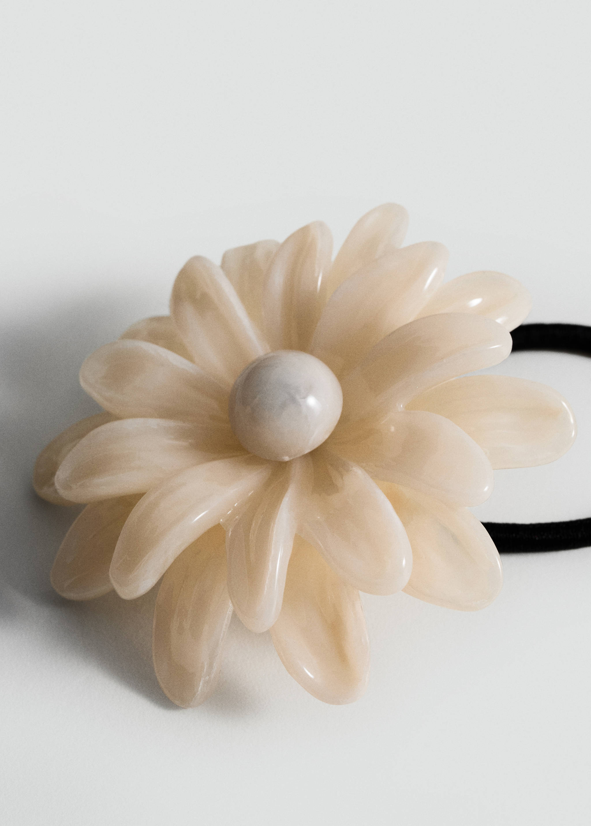 Rubber band with flower detail - Medium plane