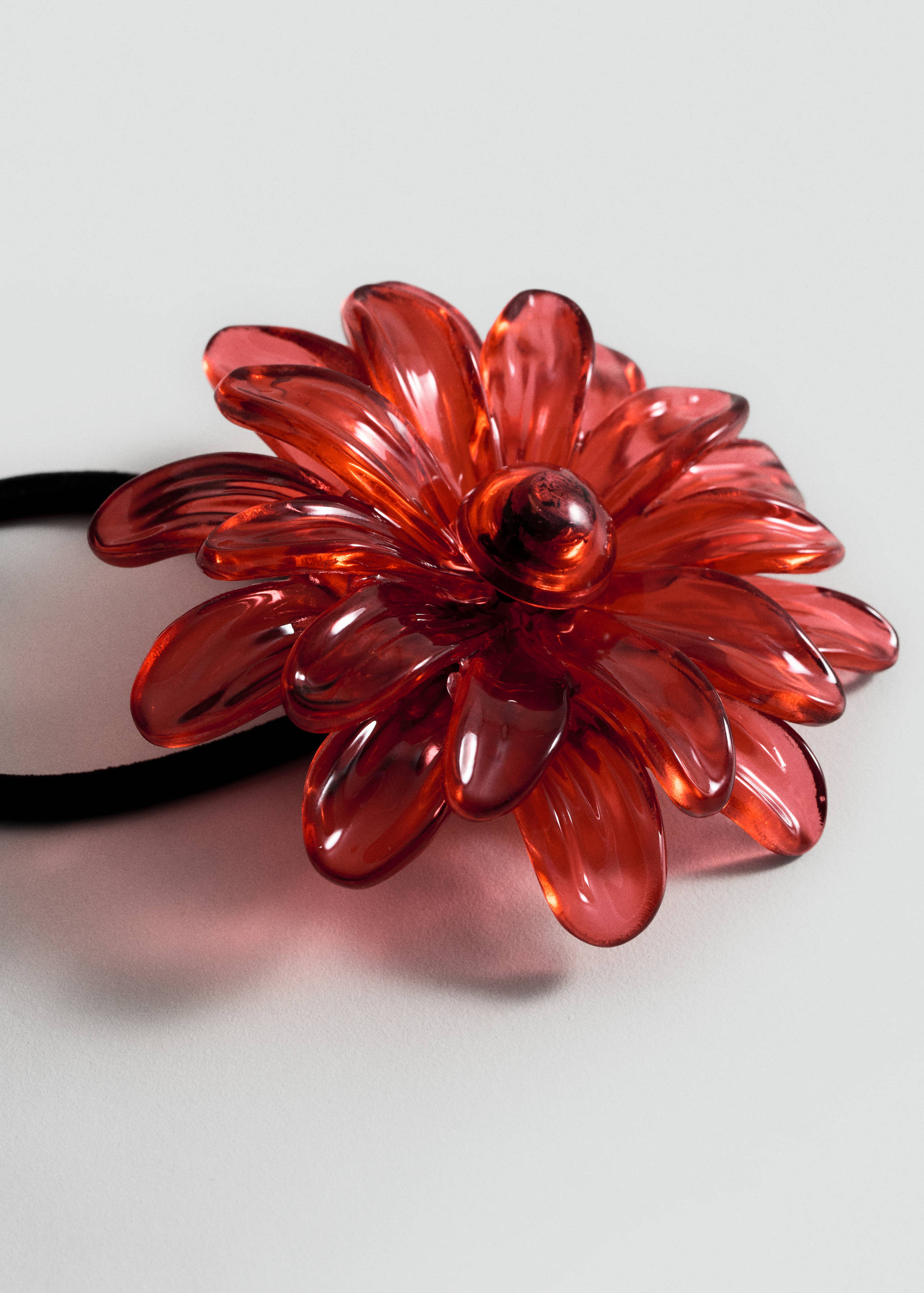 Rubber band with flower detail - Medium plane