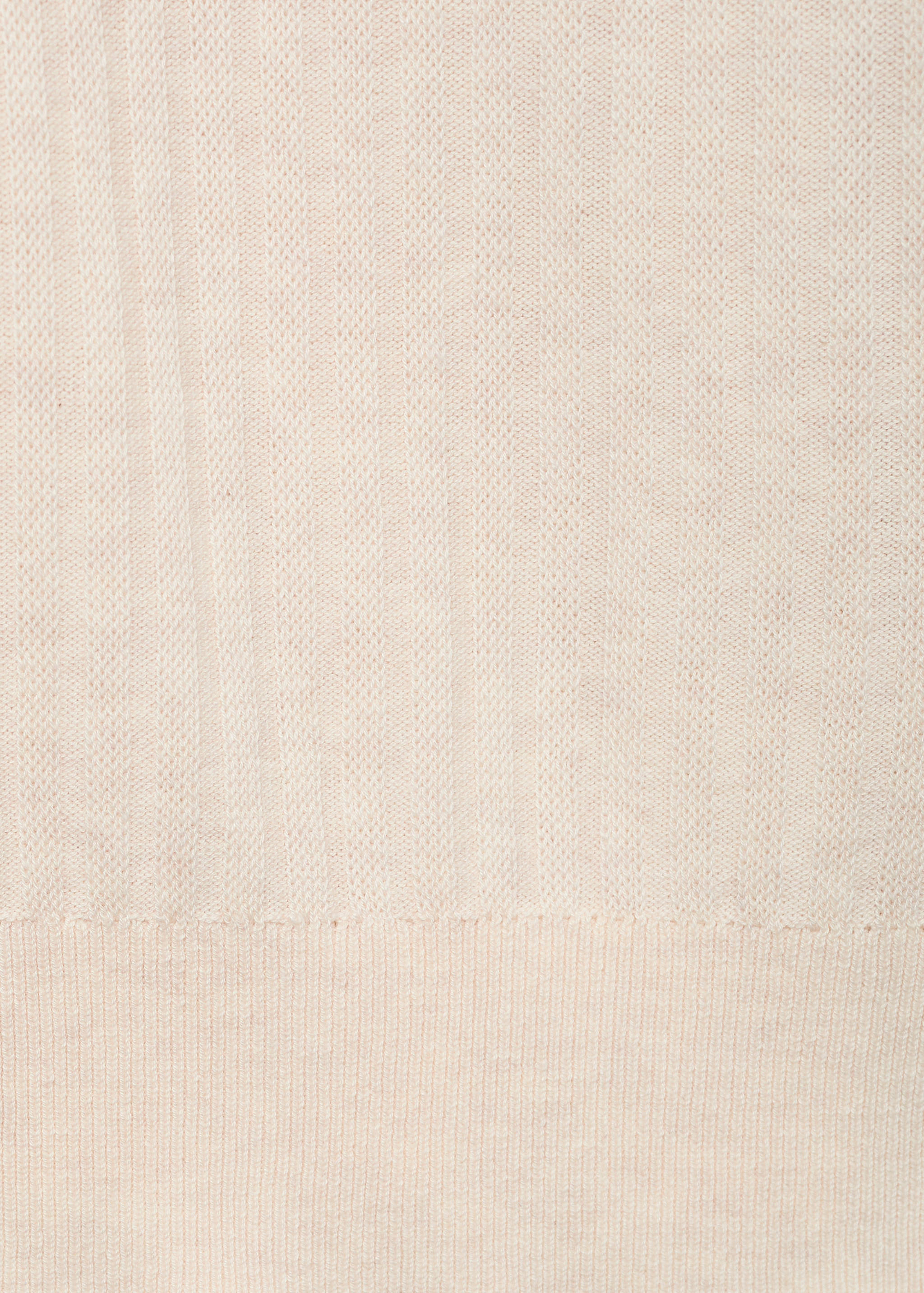 Textured striped T-shirt - Details of the article 0