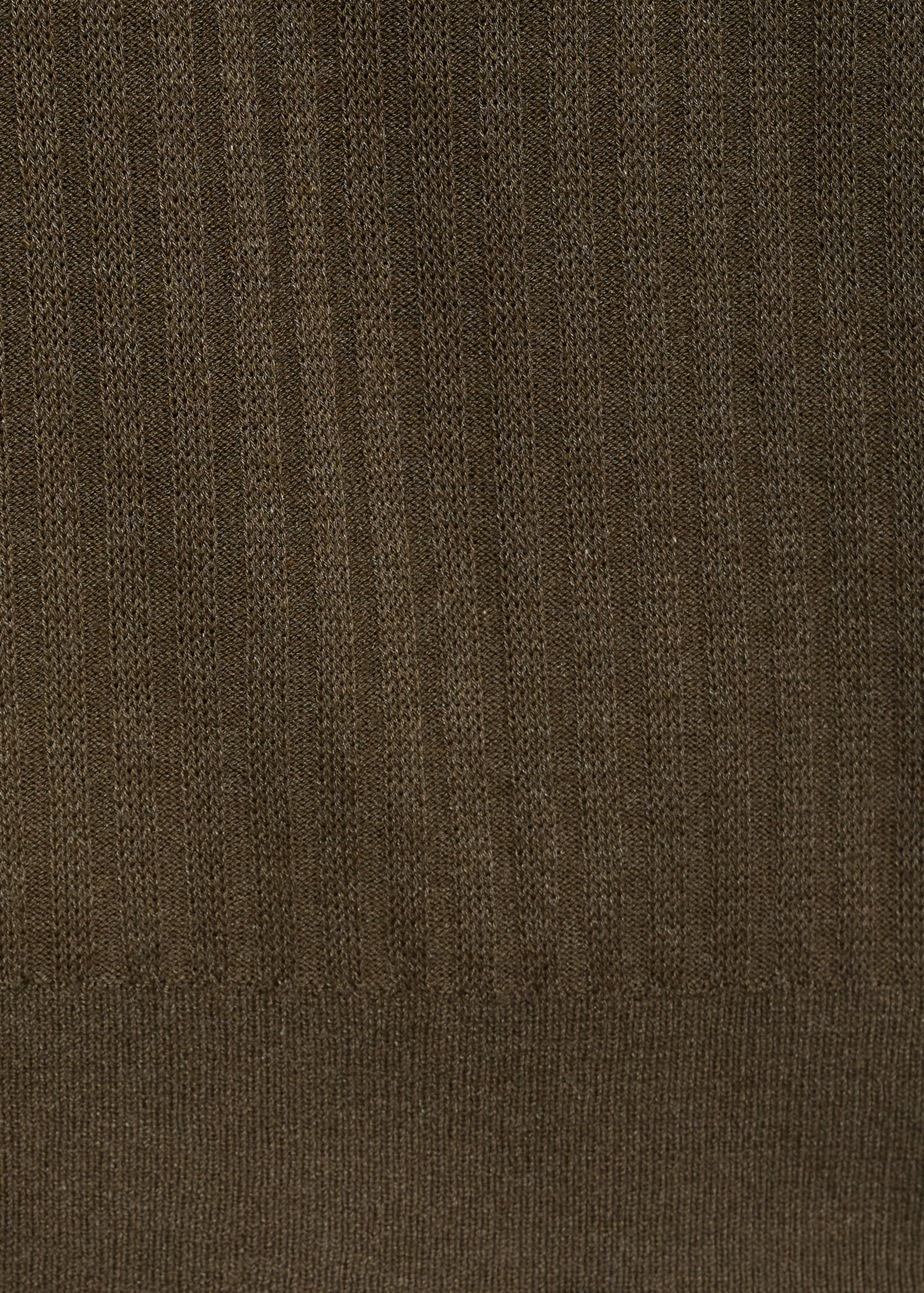 Textured striped T-shirt - Details of the article 0