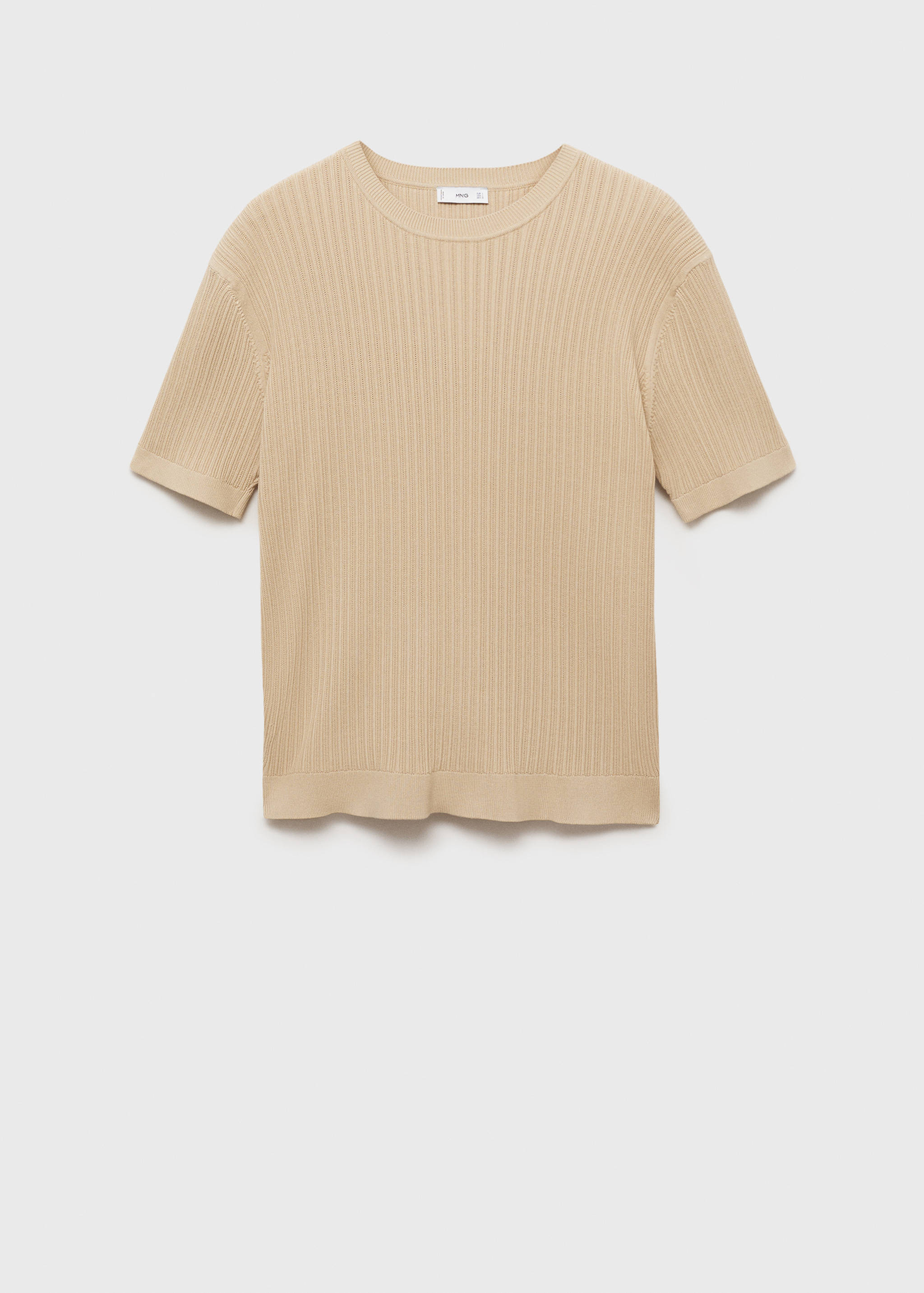 T-shirt maille coton tressé - Article sans modèle