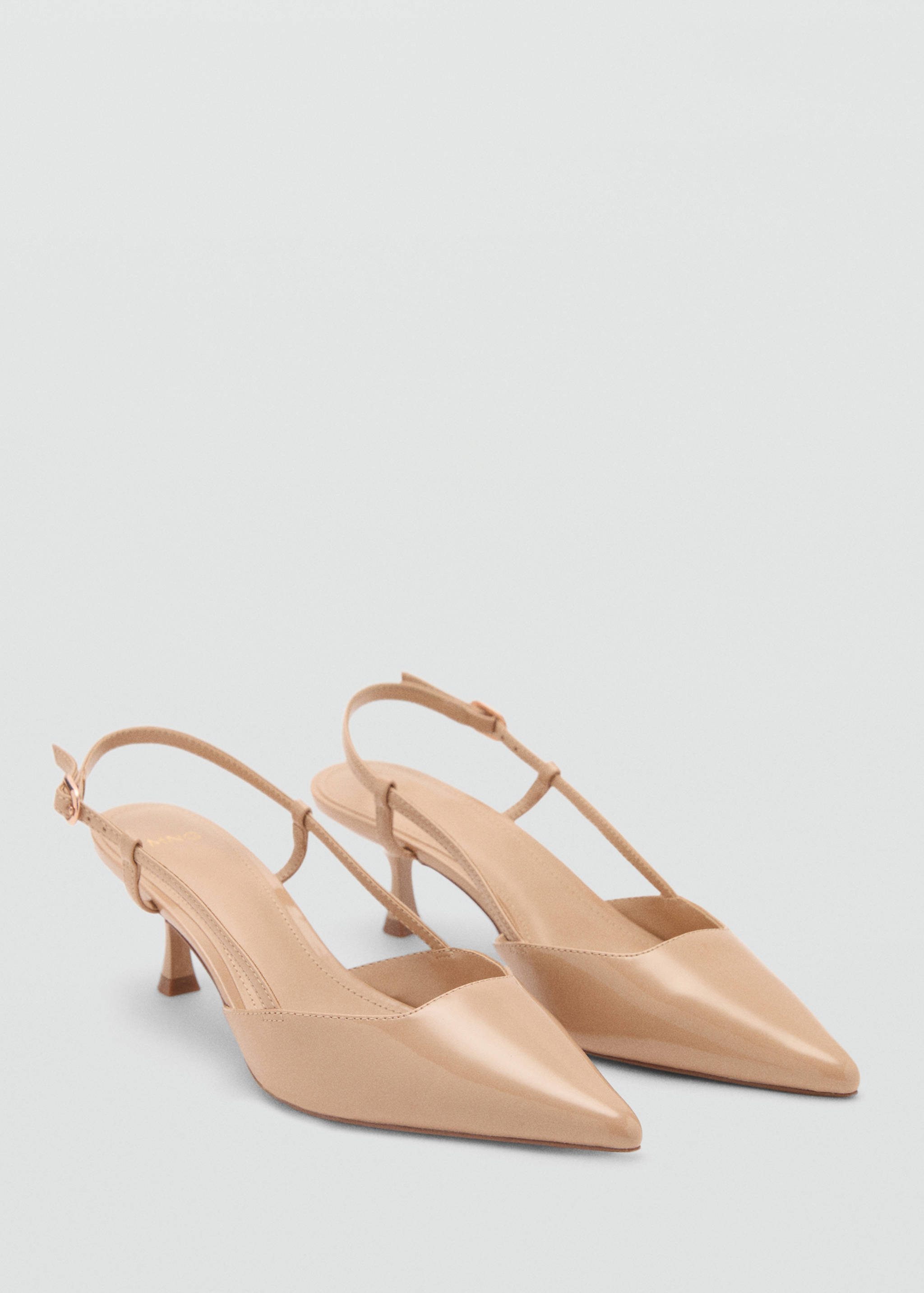 Patent heeled shoes - Medium plane