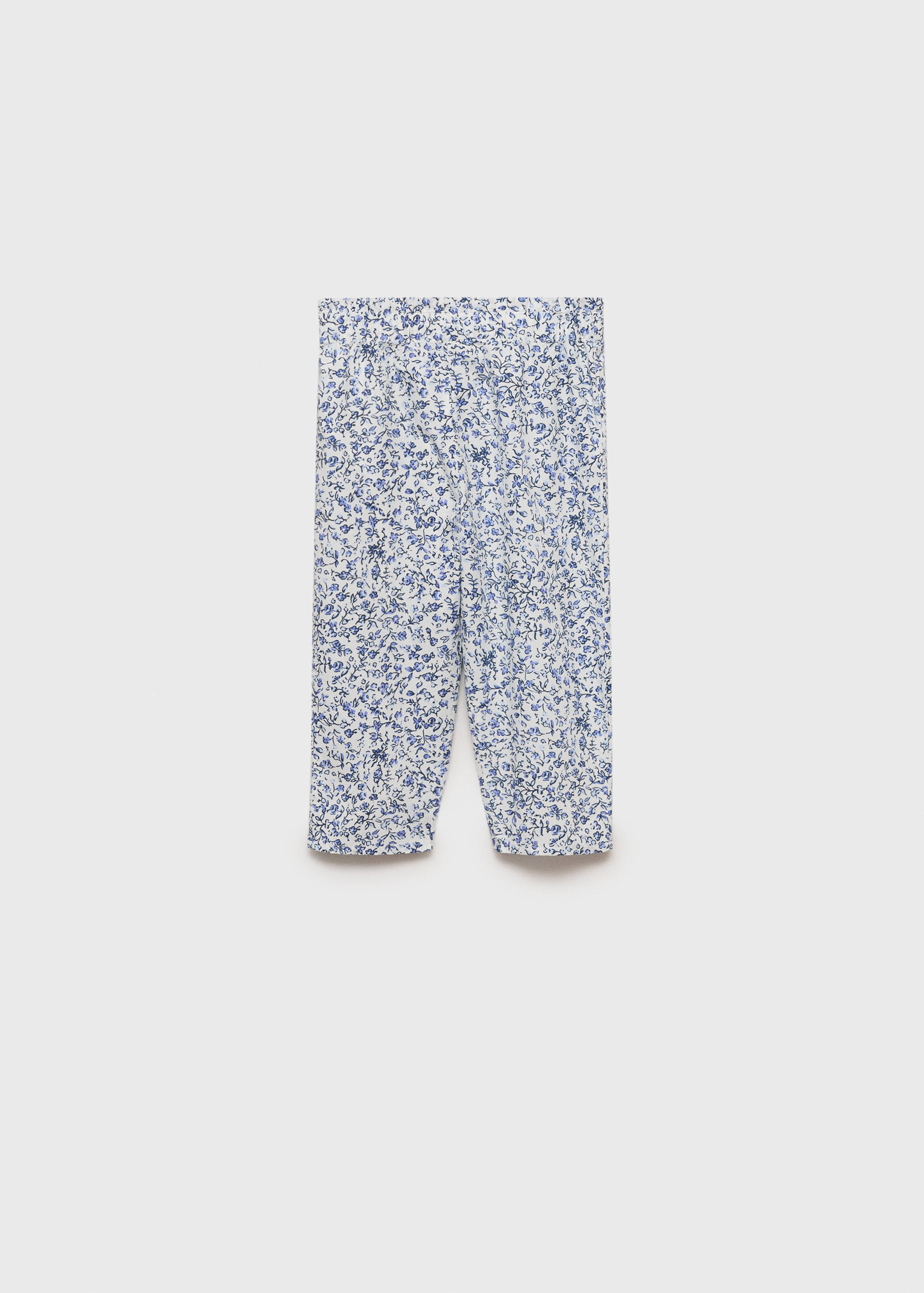 Printed cotton trousers - Article without model