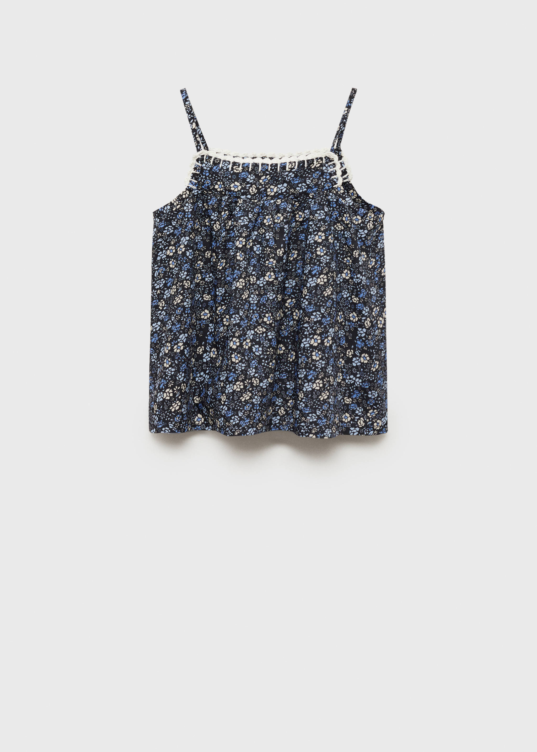 Bluse mit Blumenstickerei - Artikel ohne Model