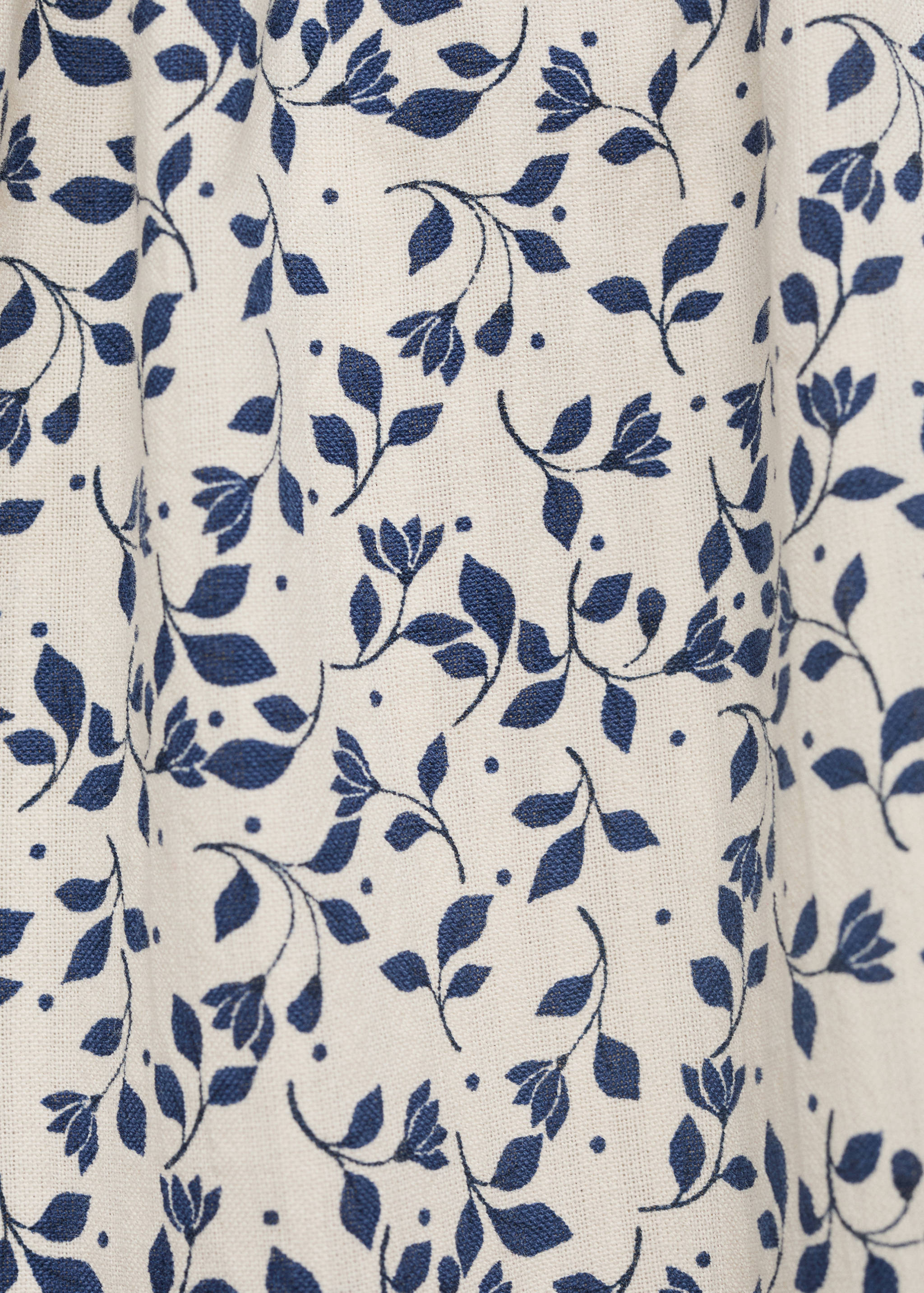 Gerade Hose mit floralem Print - Detail des Artikels 0