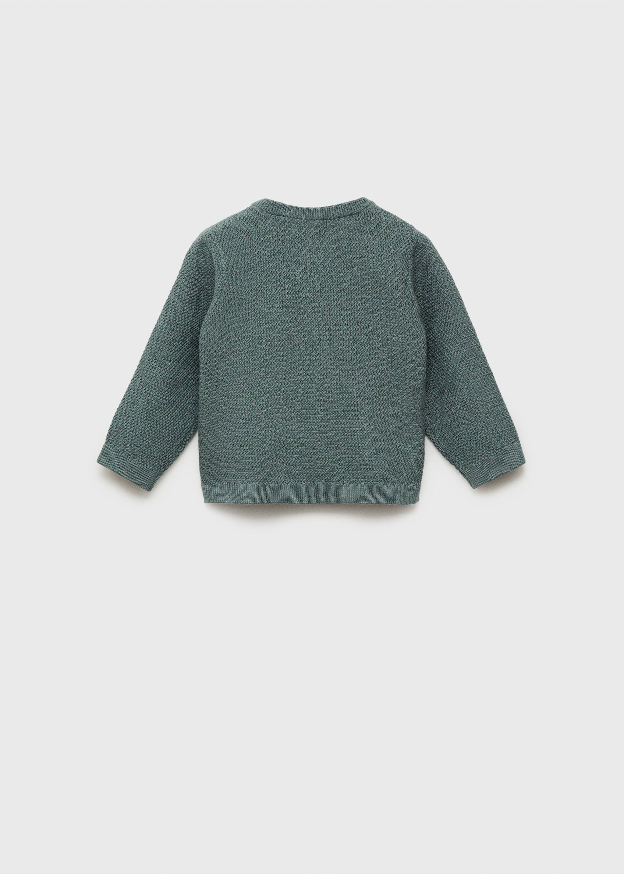 Càrdigan punt botons - Revers de l'article, Verd. Ref: 87065942-00.