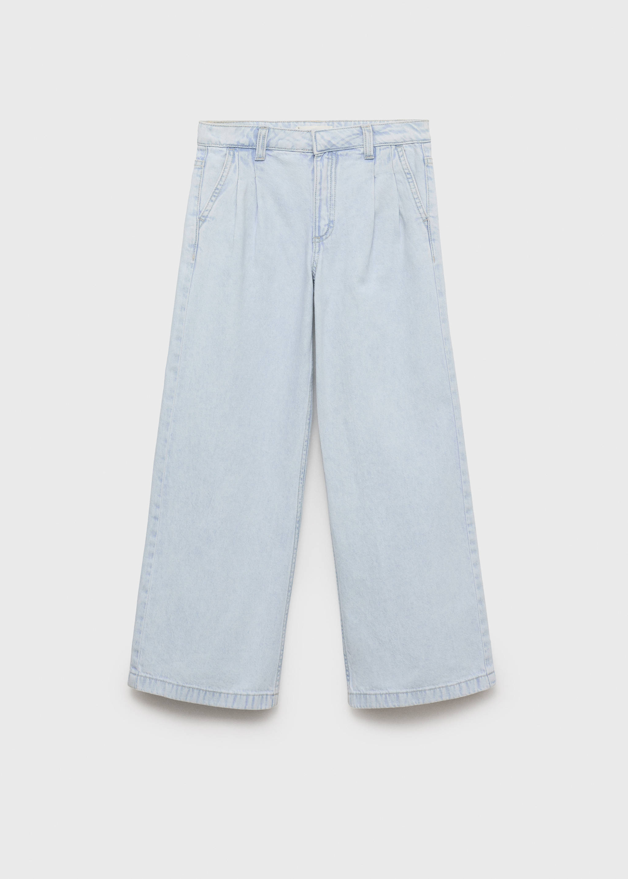 Gerade Jeans mit Bundfalten-Detail - Artikel ohne Model