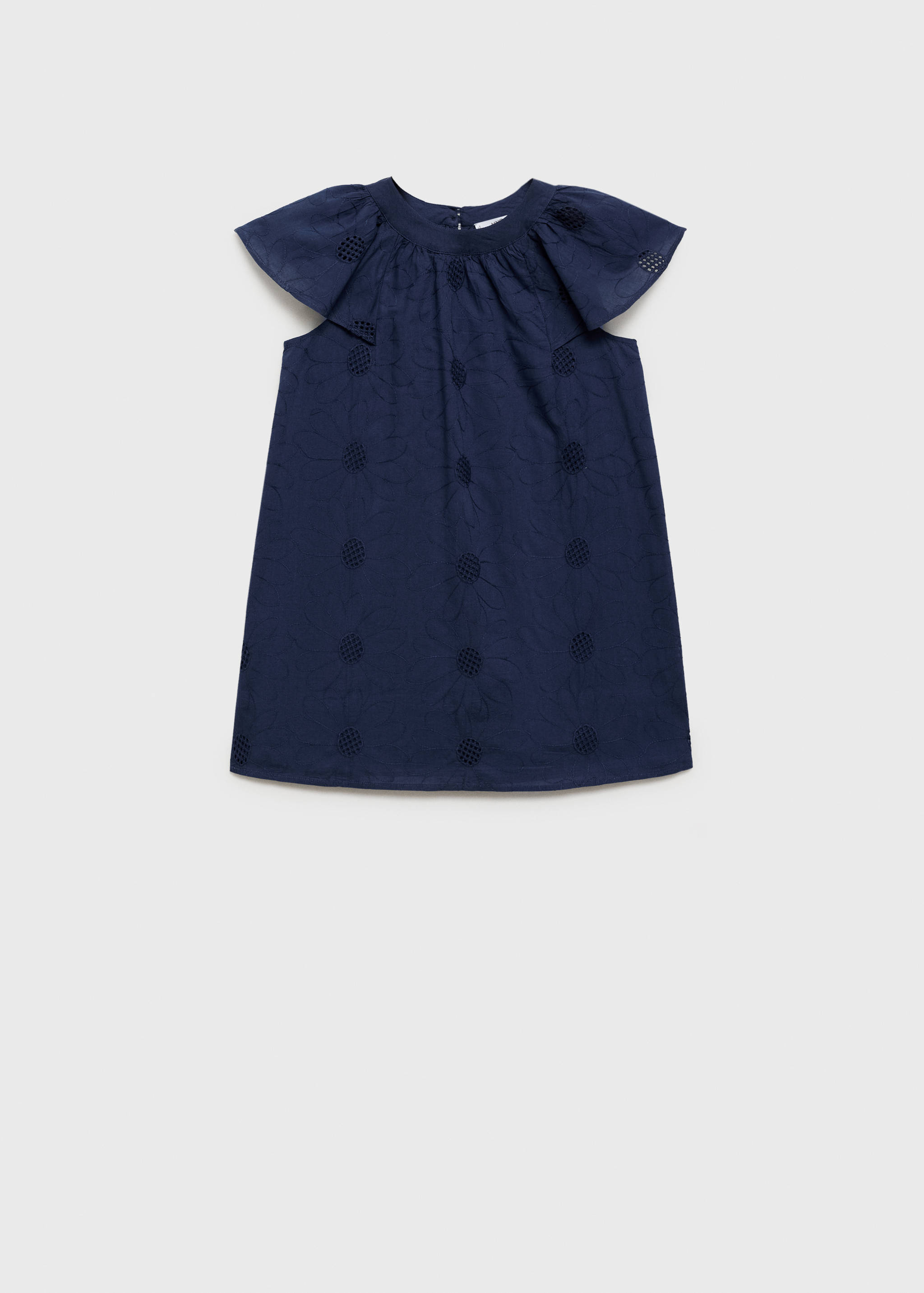 Embroidered short dress - Article without model