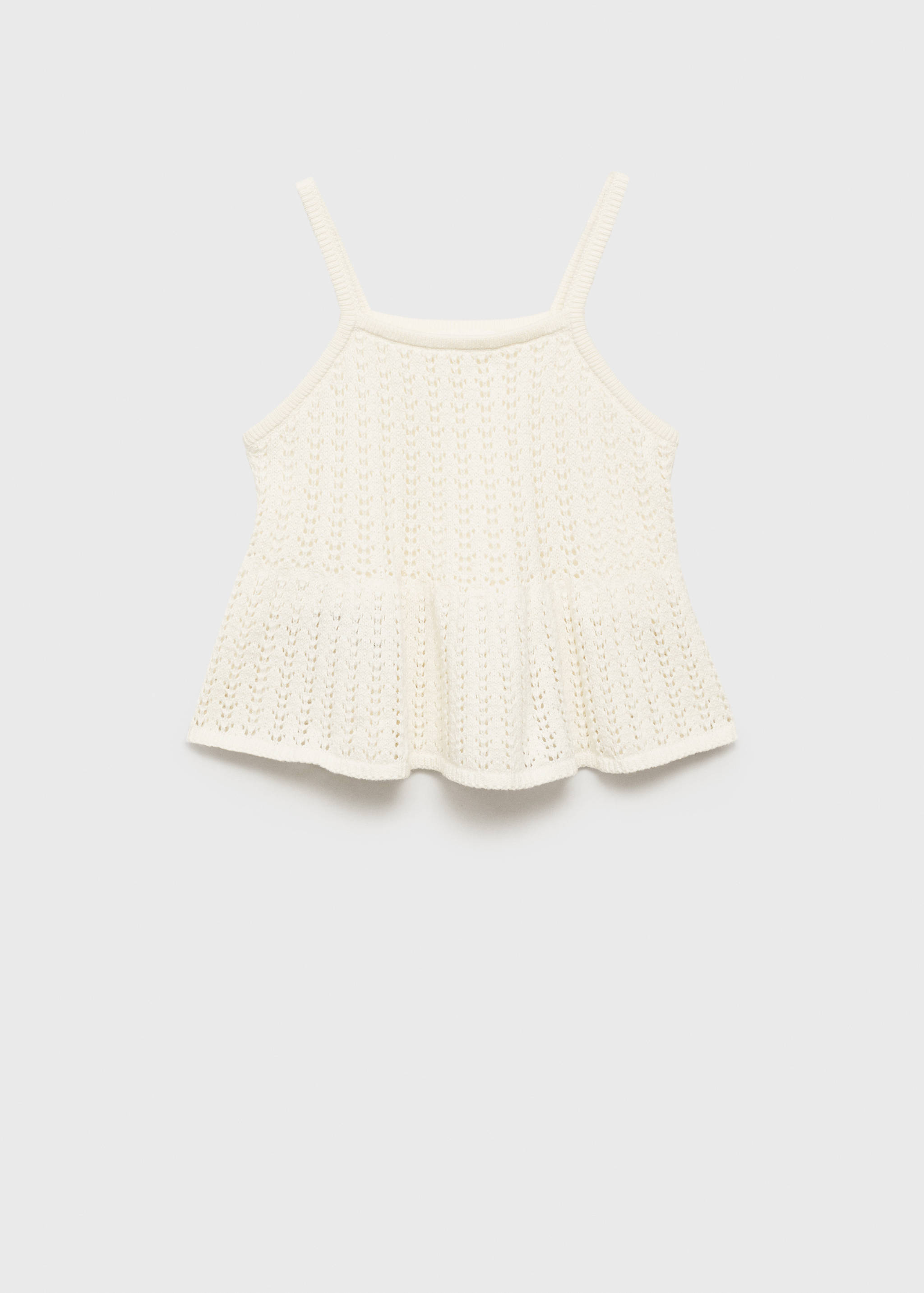 Openwork knit top - Article without model