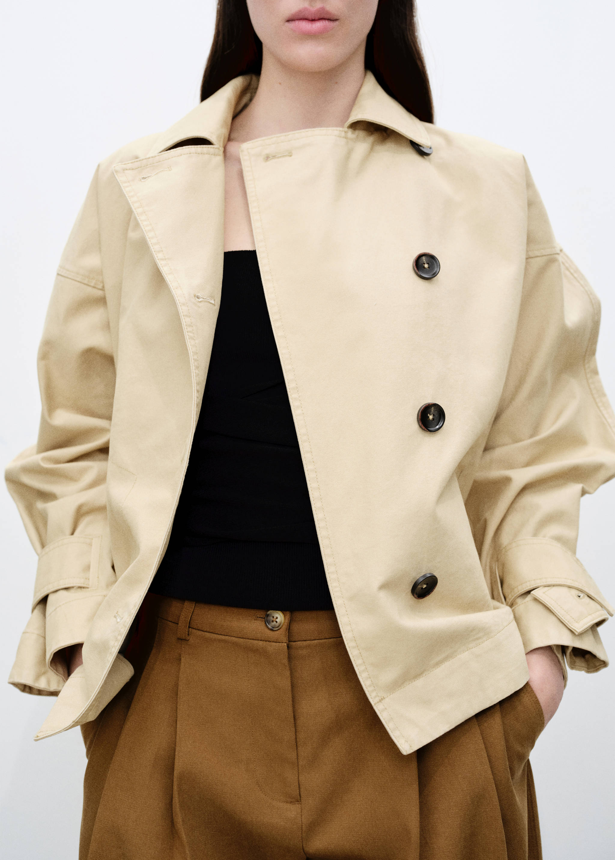 Cotton short trench - Medium plane
