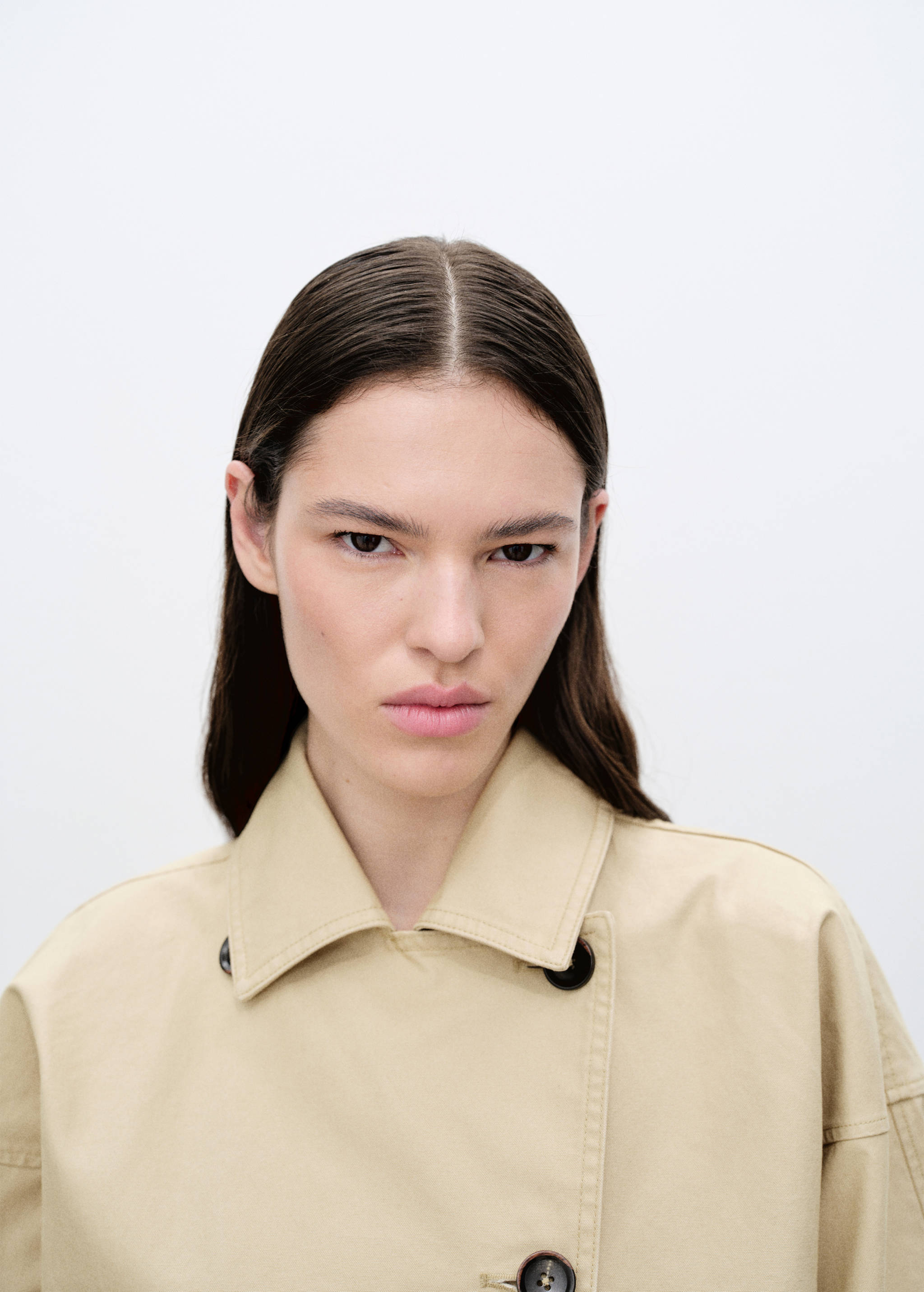 Cotton short trench - Details of the article 1