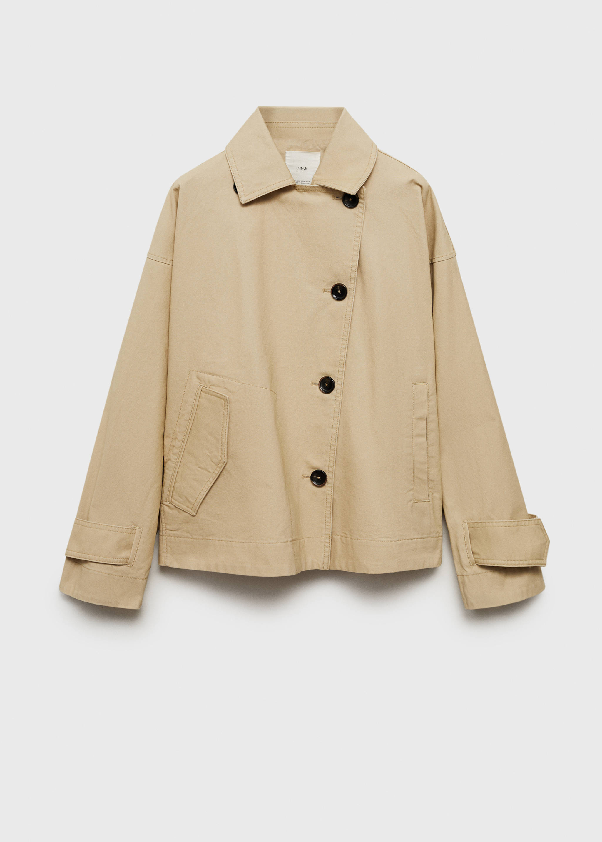 Cotton short trench - Article without model