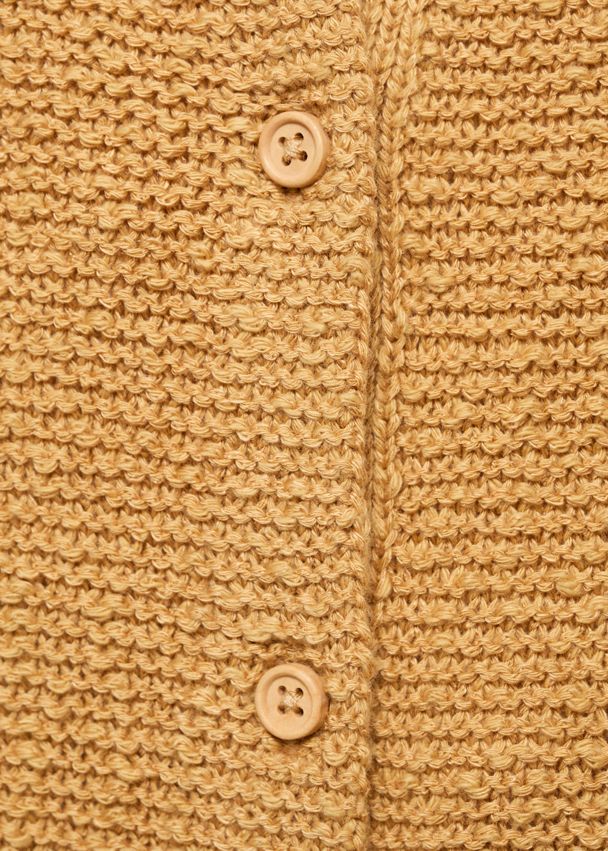Knitted button cardigan - Details of the article 8
