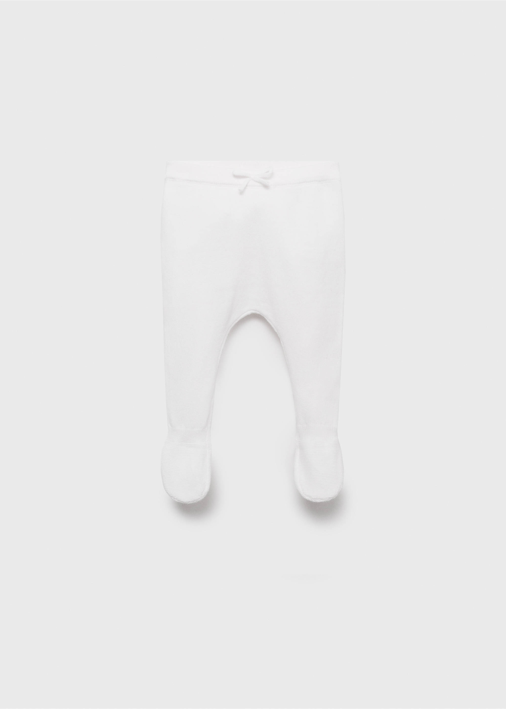 Cotton-knit gaiters - Article without model, Off White. Ref: 87065959-00.