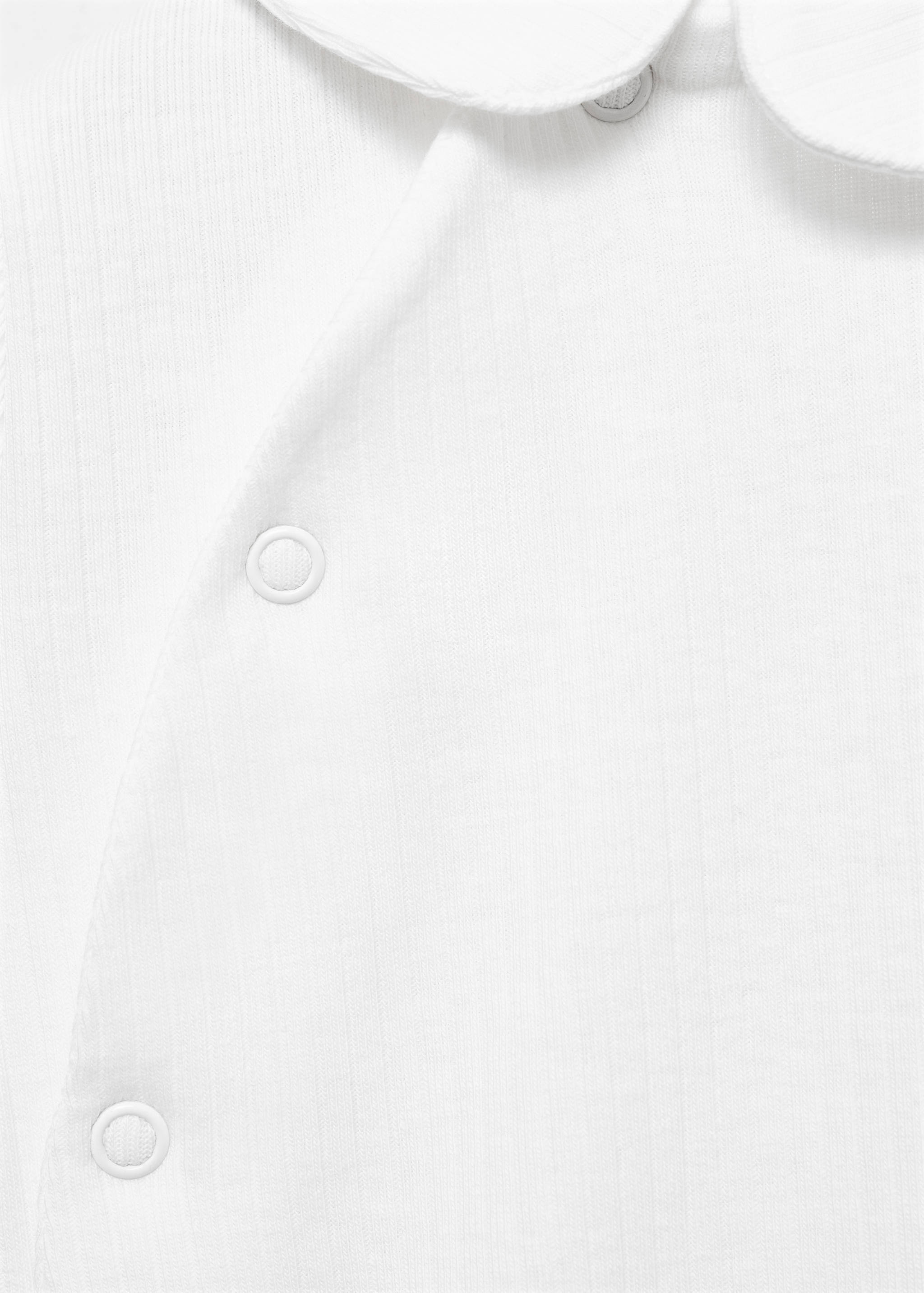 Cotton bodysuit with Peter Pan collar - Details of the article 8