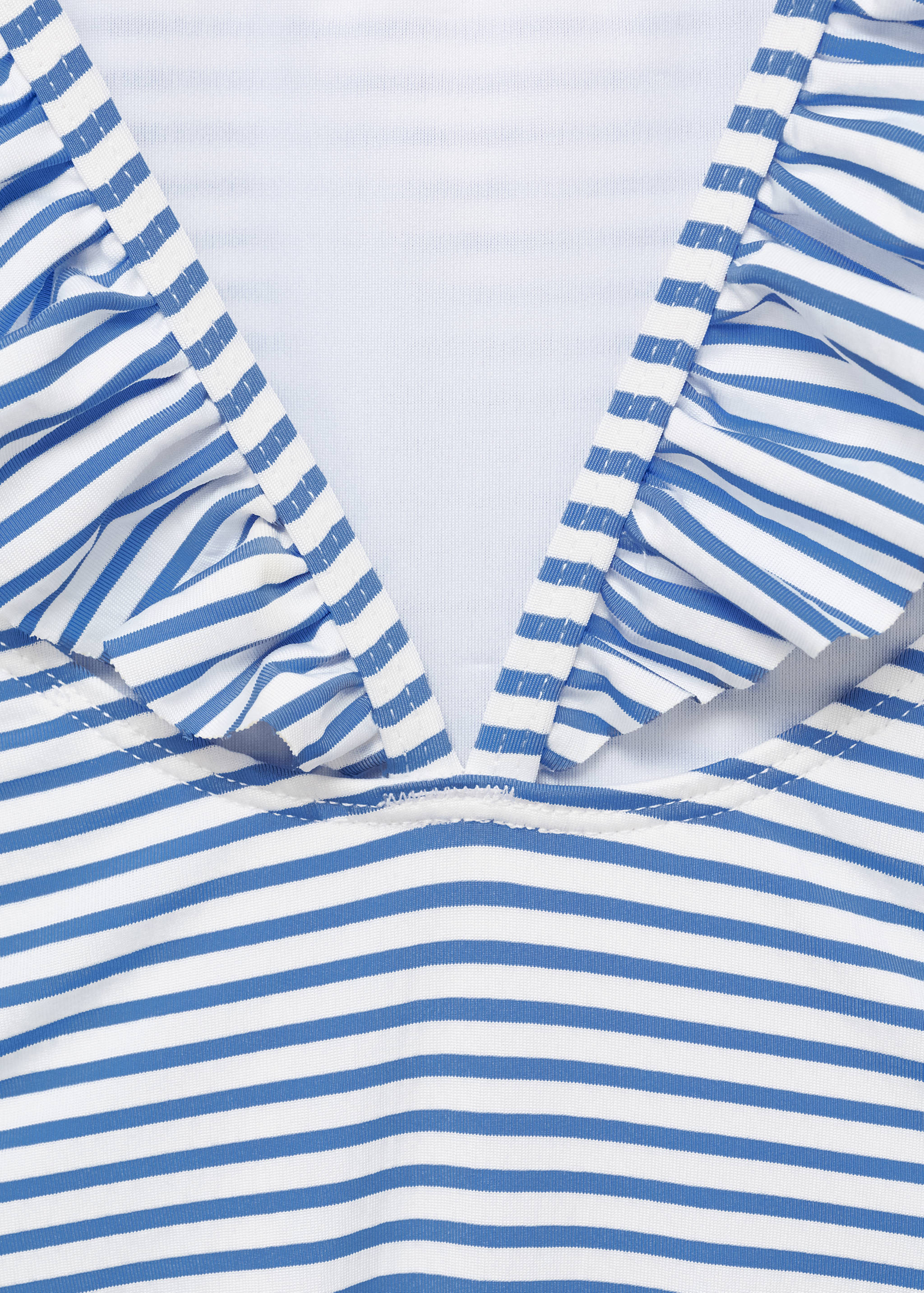 Ruffle striped swimsuit - Details of the article 8