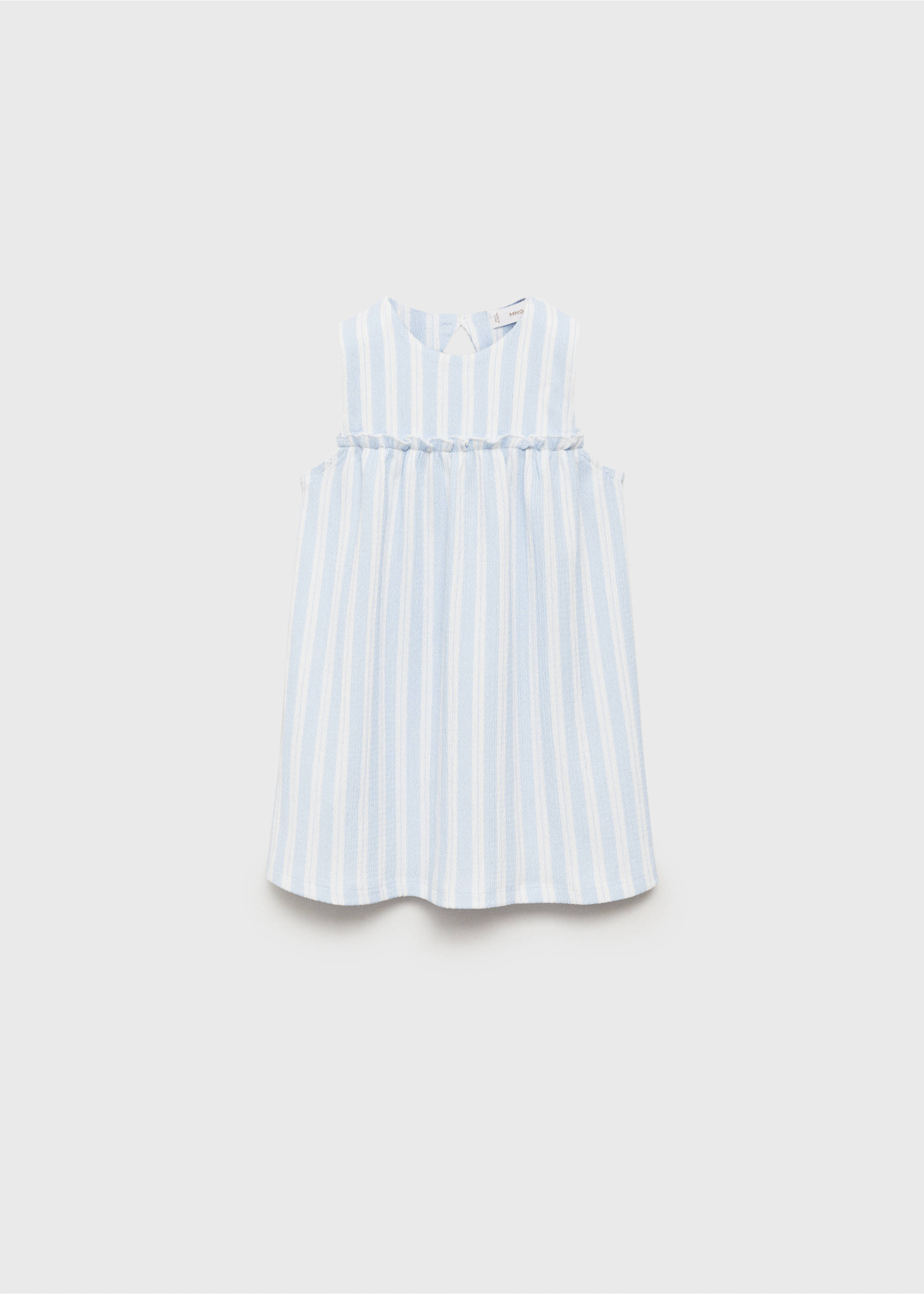Waistband detail dress - Article without model, Blue. Ref: 87065976-00.