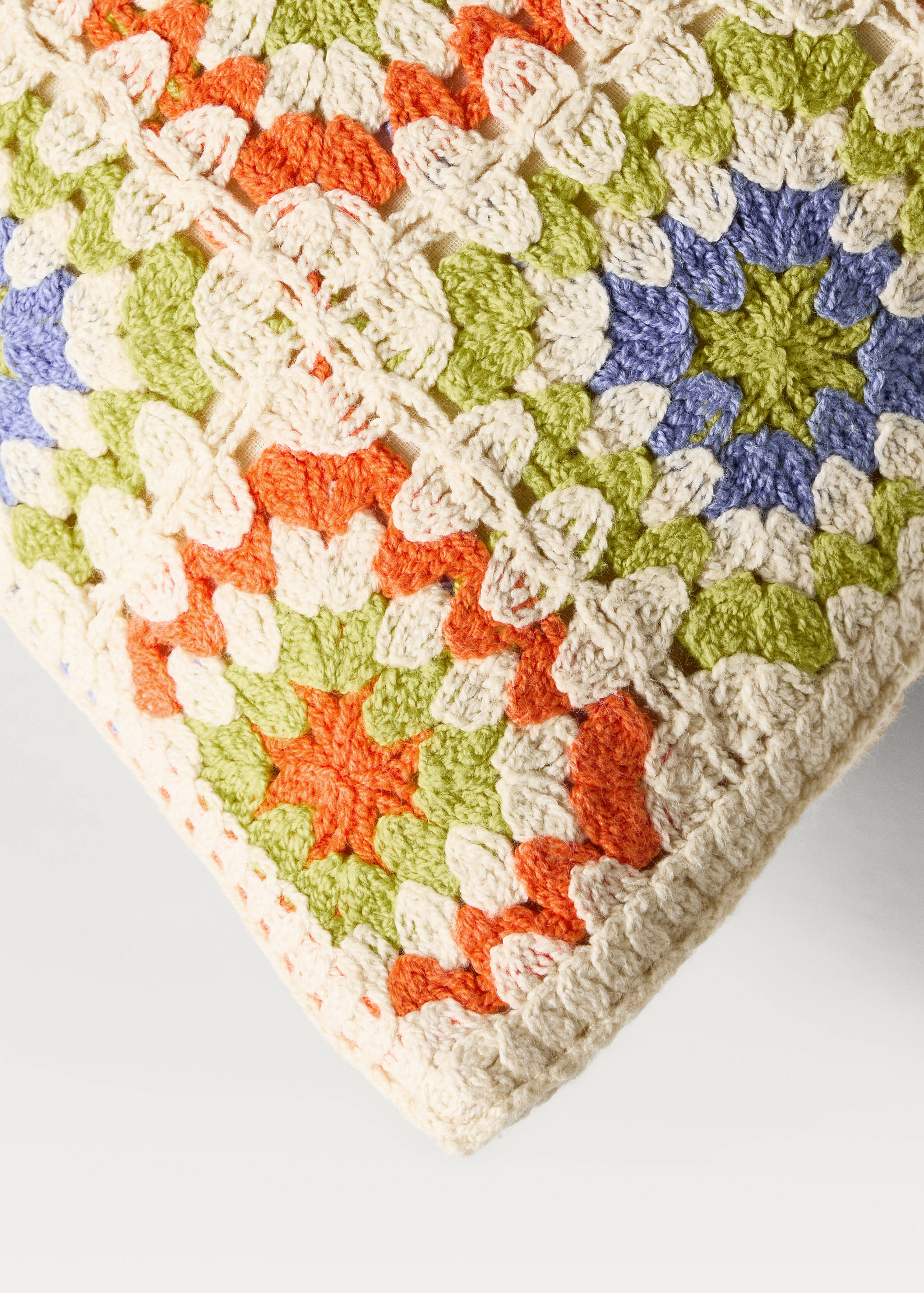 Mehrfarbiger Kinderkissenbezug in Häkel-Optik, 30 x 40 cm - Detail des Artikels 3