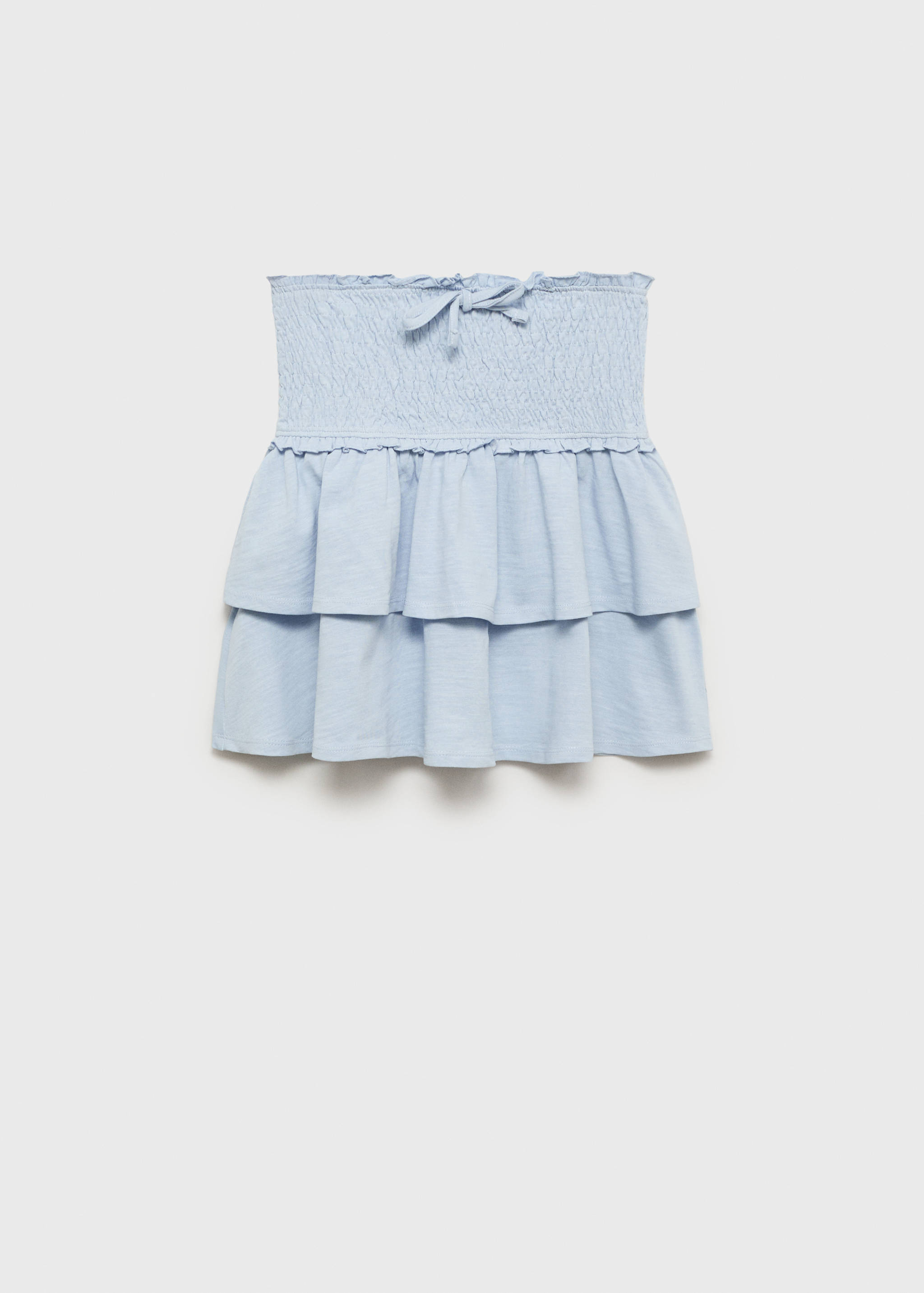 Gathered skirt with ruffles - Article without model