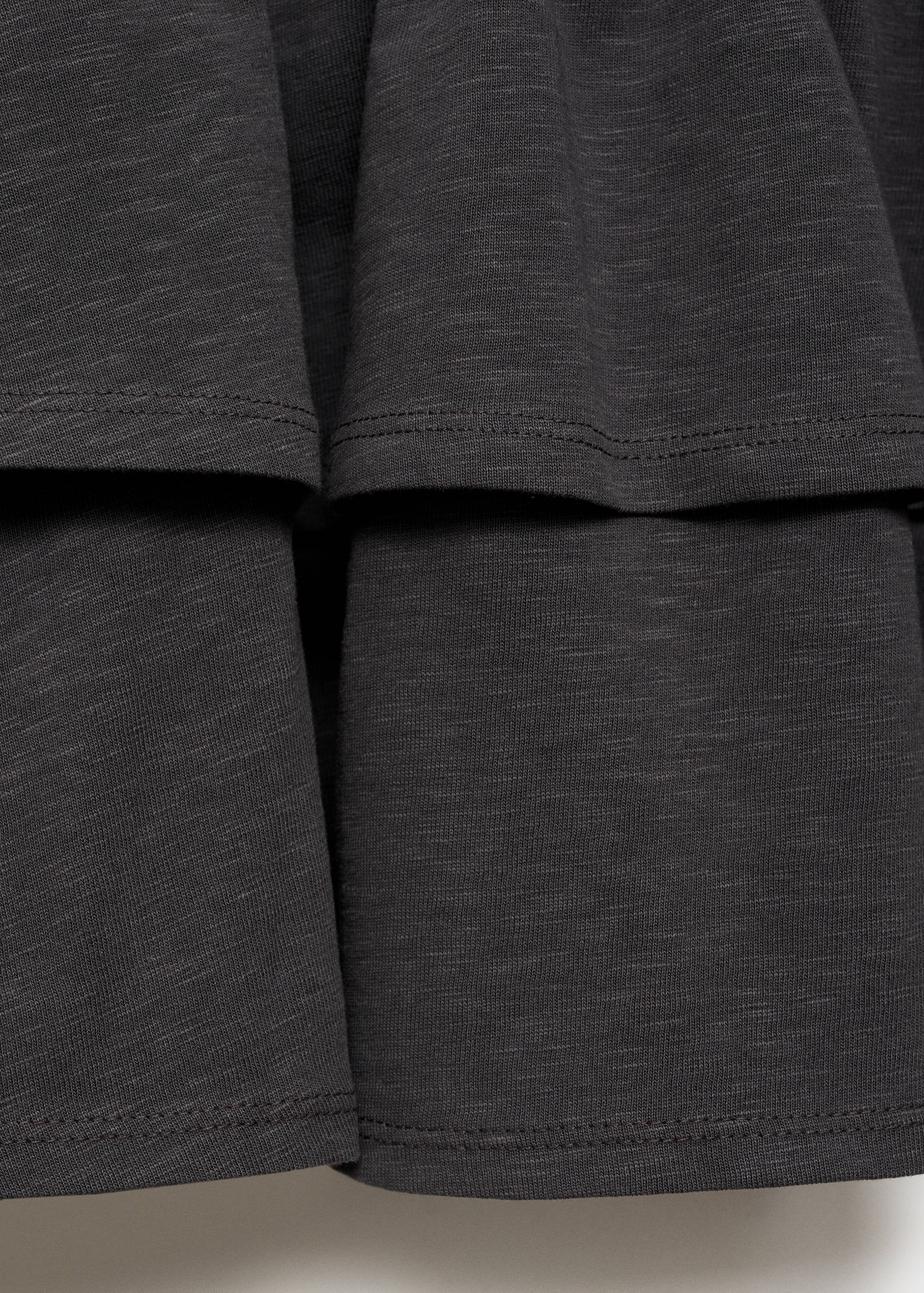 Gathered skirt with ruffles - Details of the article 0