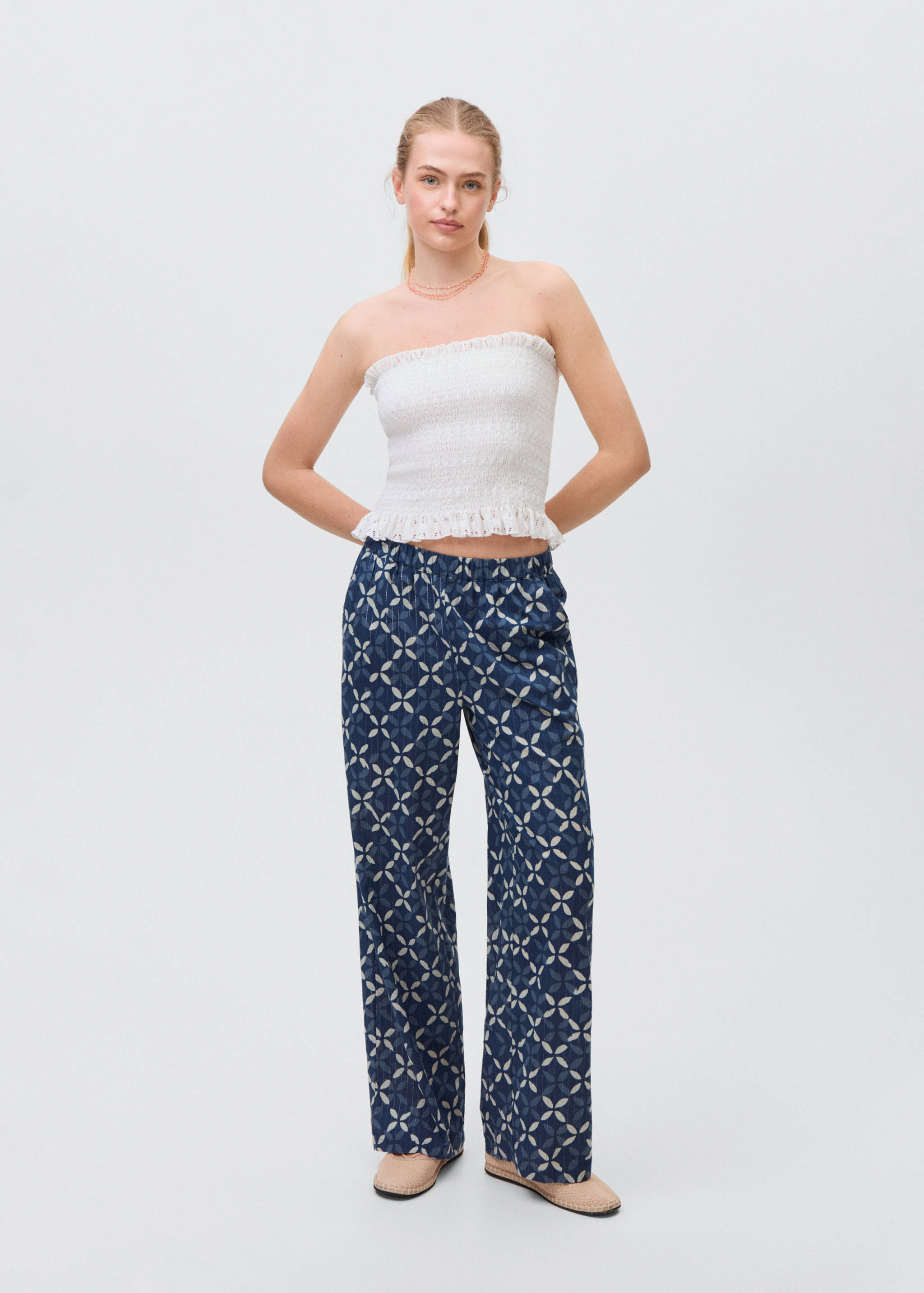 Pantalon droit imprimé - Plan général