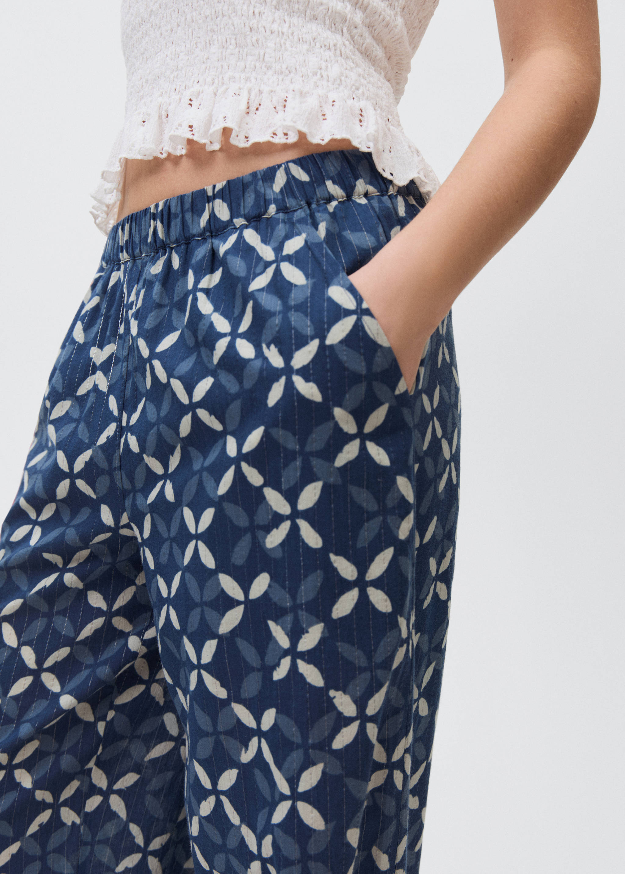 Pantalon droit imprimé - Détail de l'article 3