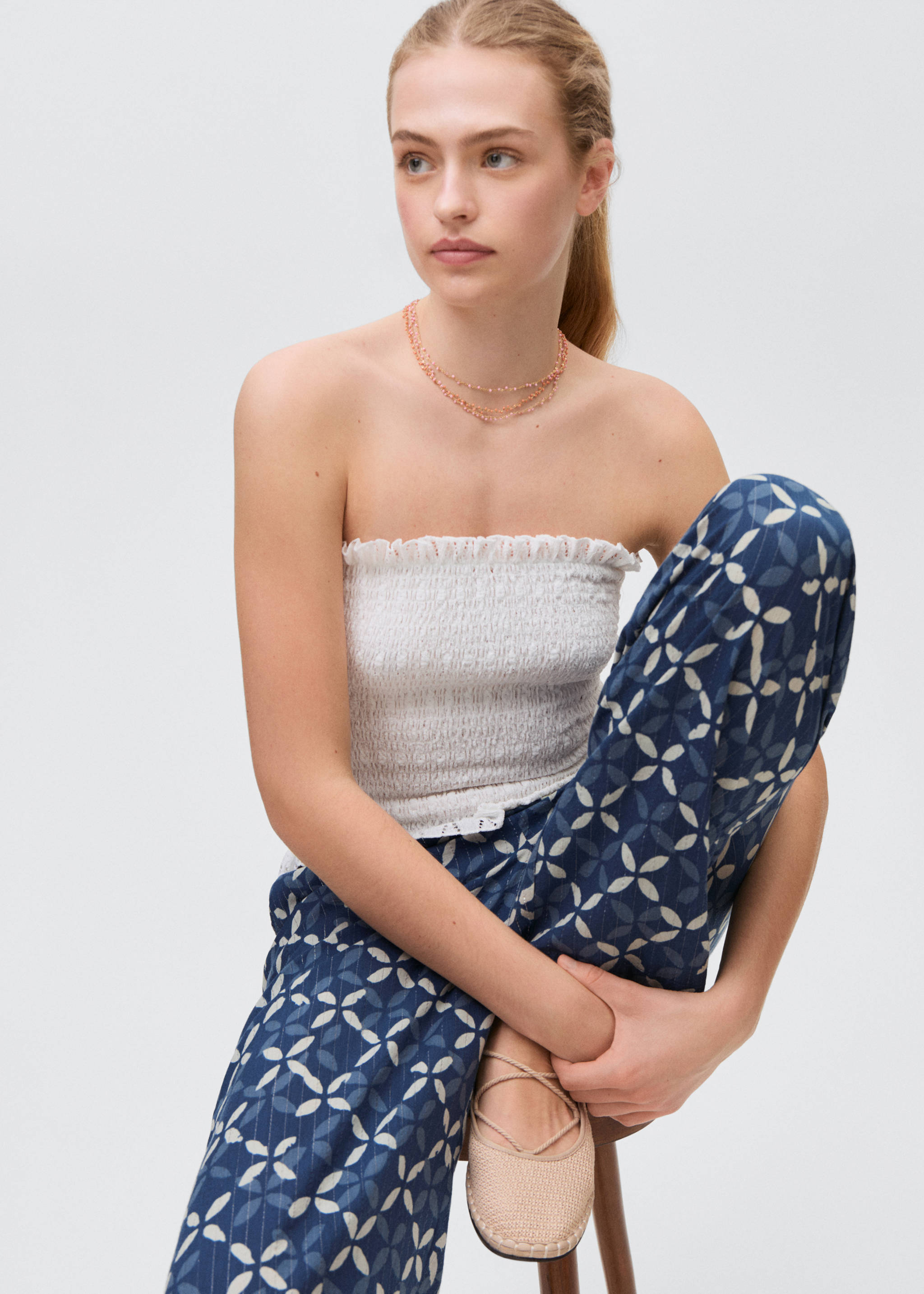Pantalon droit imprimé - Détail de l'article 2