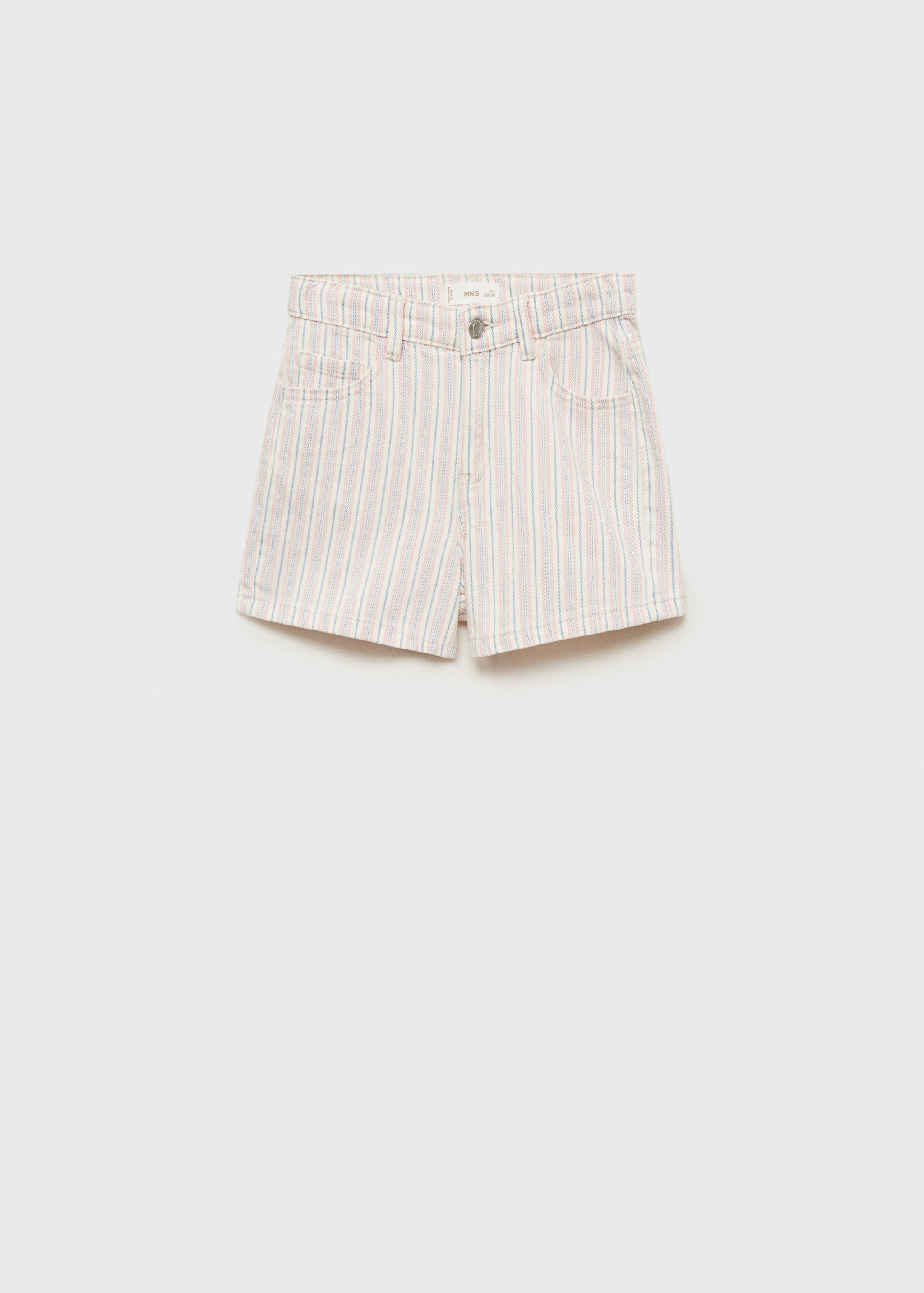 Gestreifte Jeansshorts - Artikel ohne Model