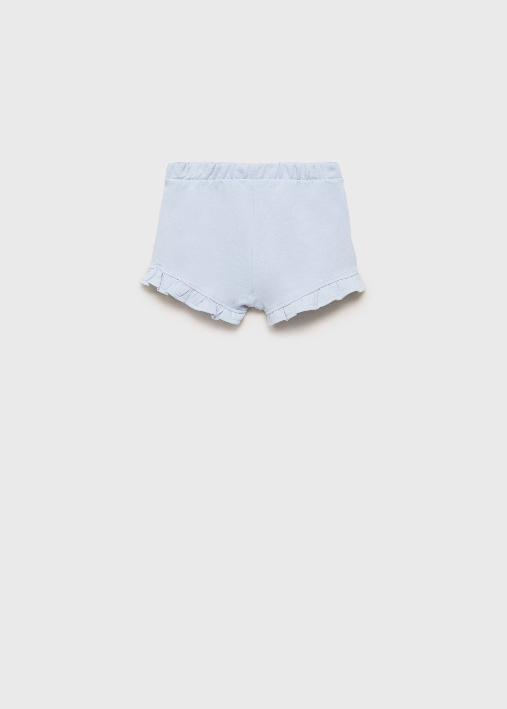 Shorts mit Rüschensaum - Rückseite des Artikels