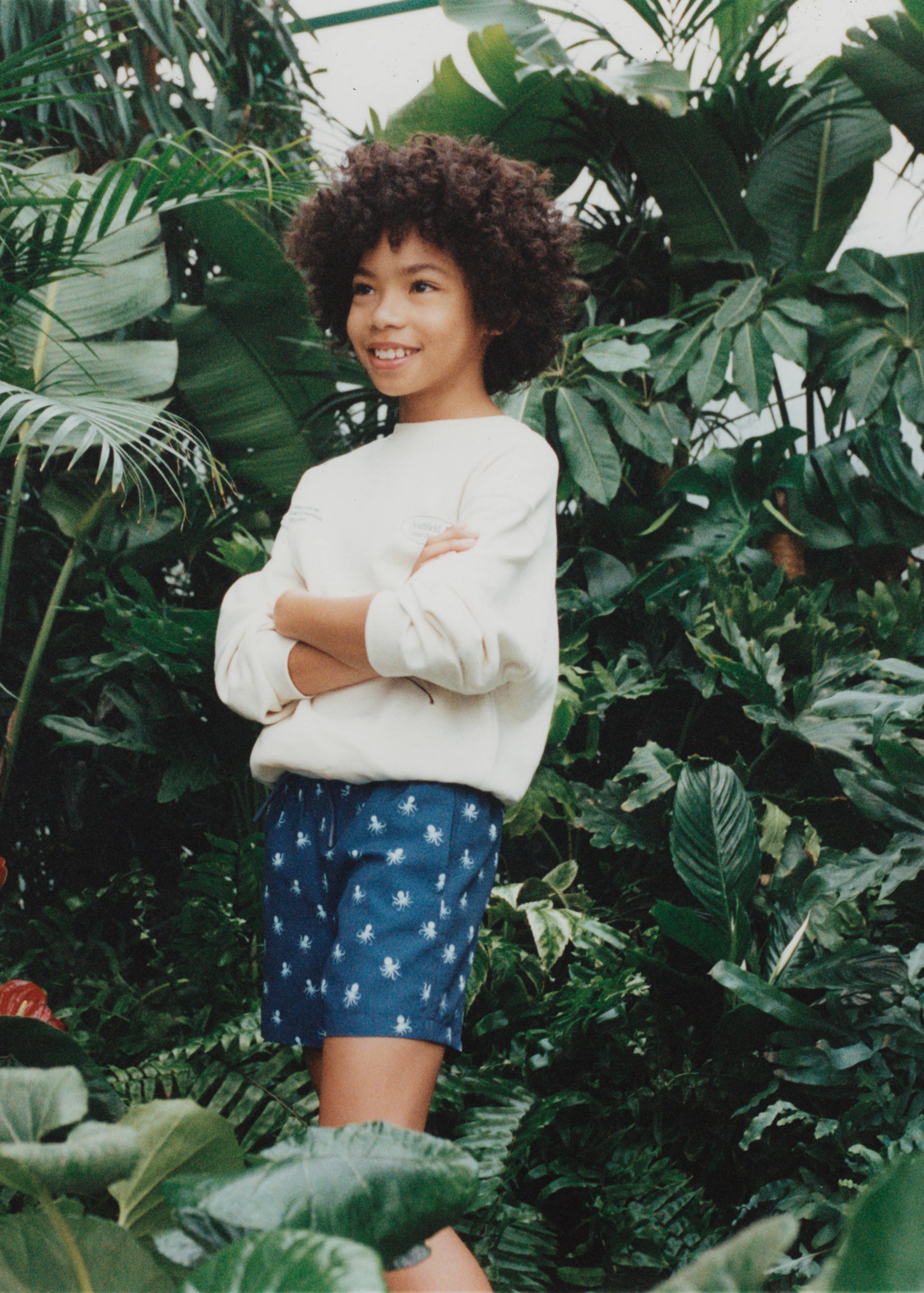 Maillot de bain imprimé poulpes - Plan général