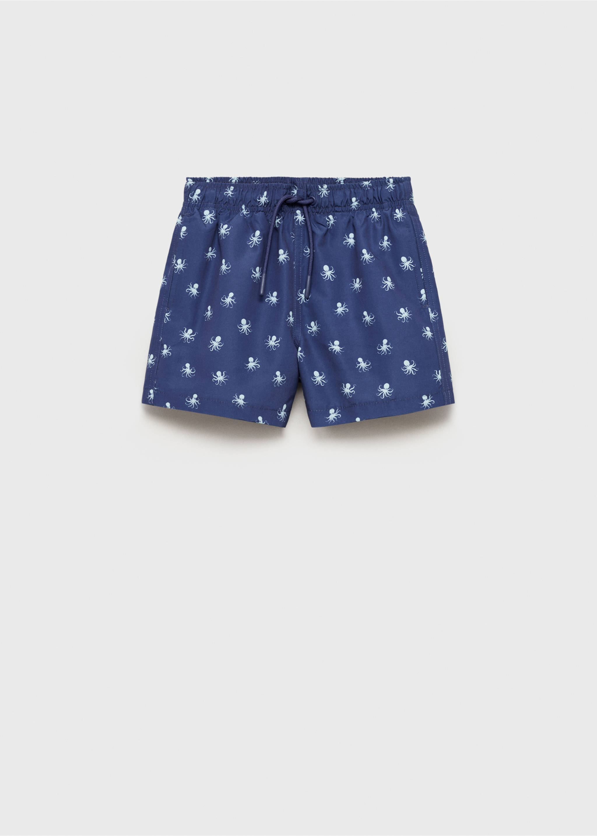 Octopus print swimsuit - Article without model, Dark Navy. Ref: 87066344-00.